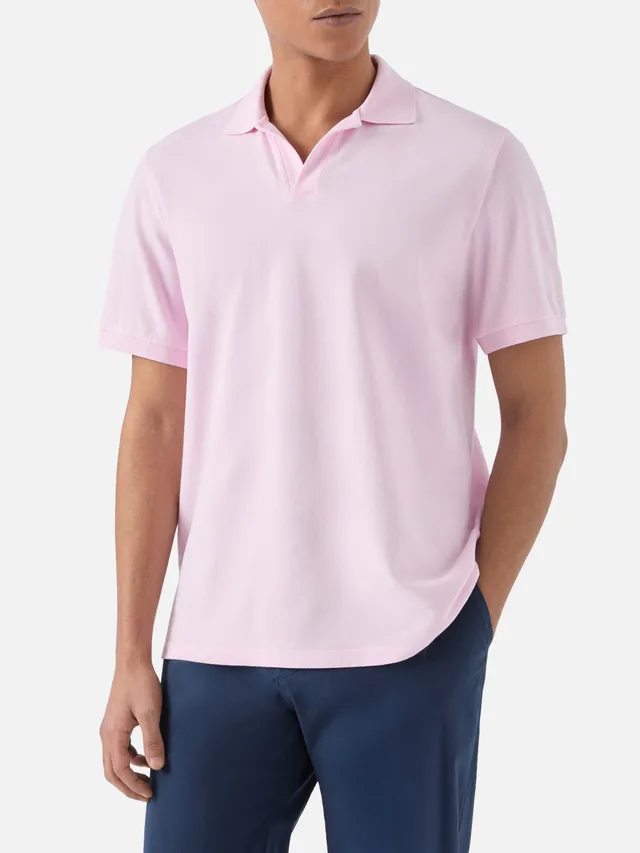 mc2-saint-barth-polo-uomo-charles-in-piquet-di-cotone-rosa image 1