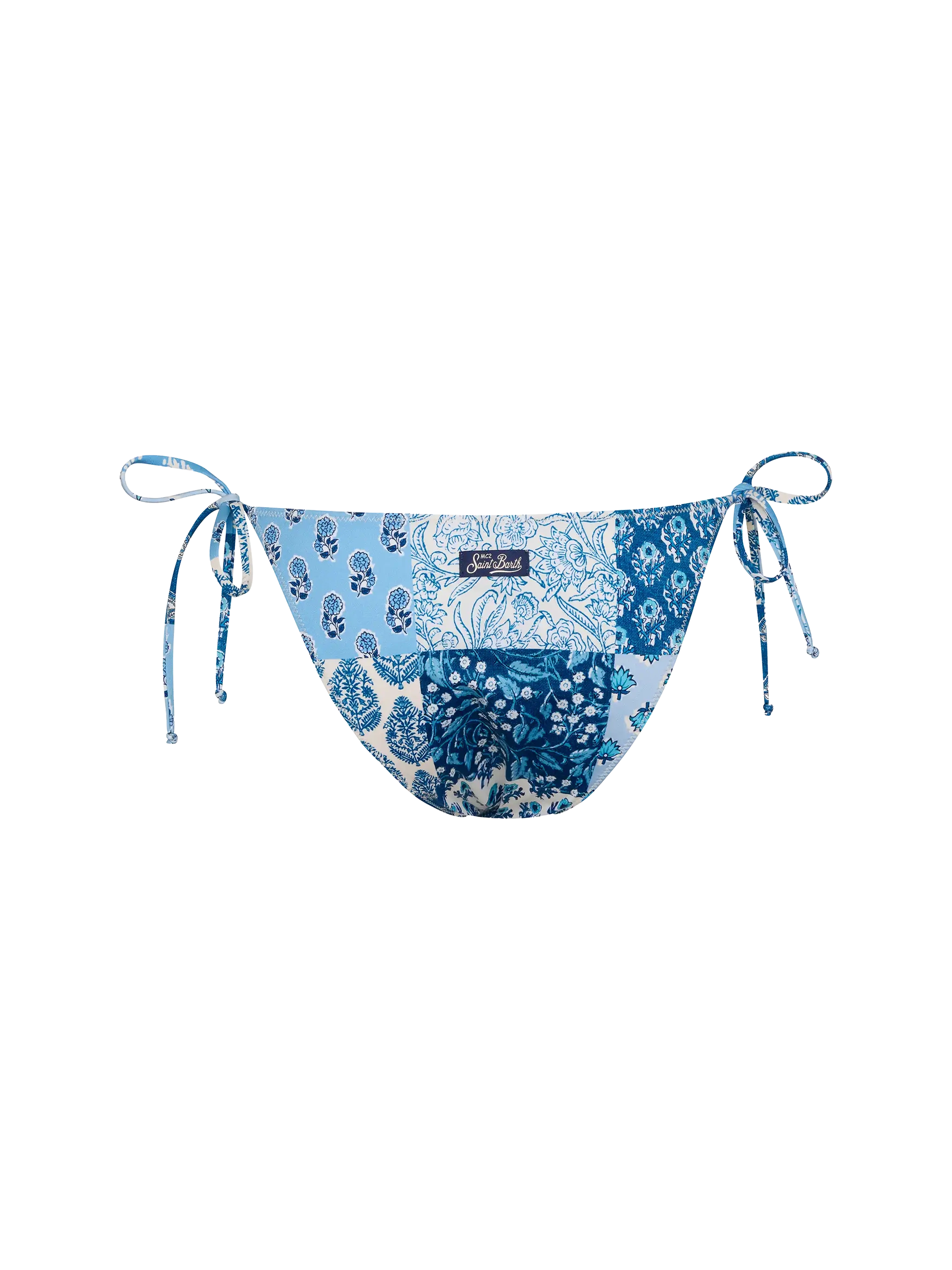 mc2-saint-barth-virgo-slip-da-bagno-classico-donna-stampa-floreale-azzurro image 2