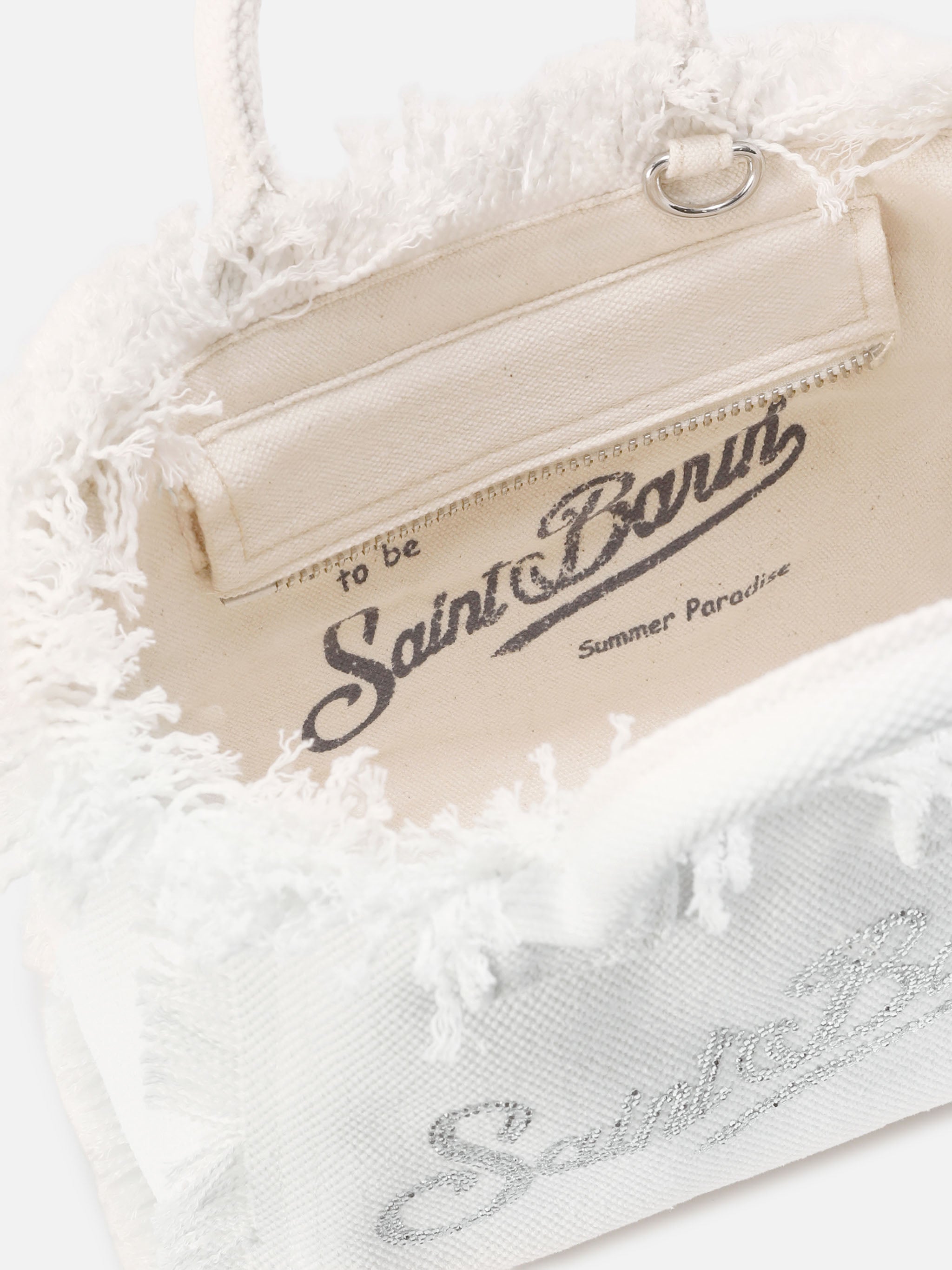 mc2-saint-barth-borsa-vanity-mini-bianca-canvas-logo-strass image 4