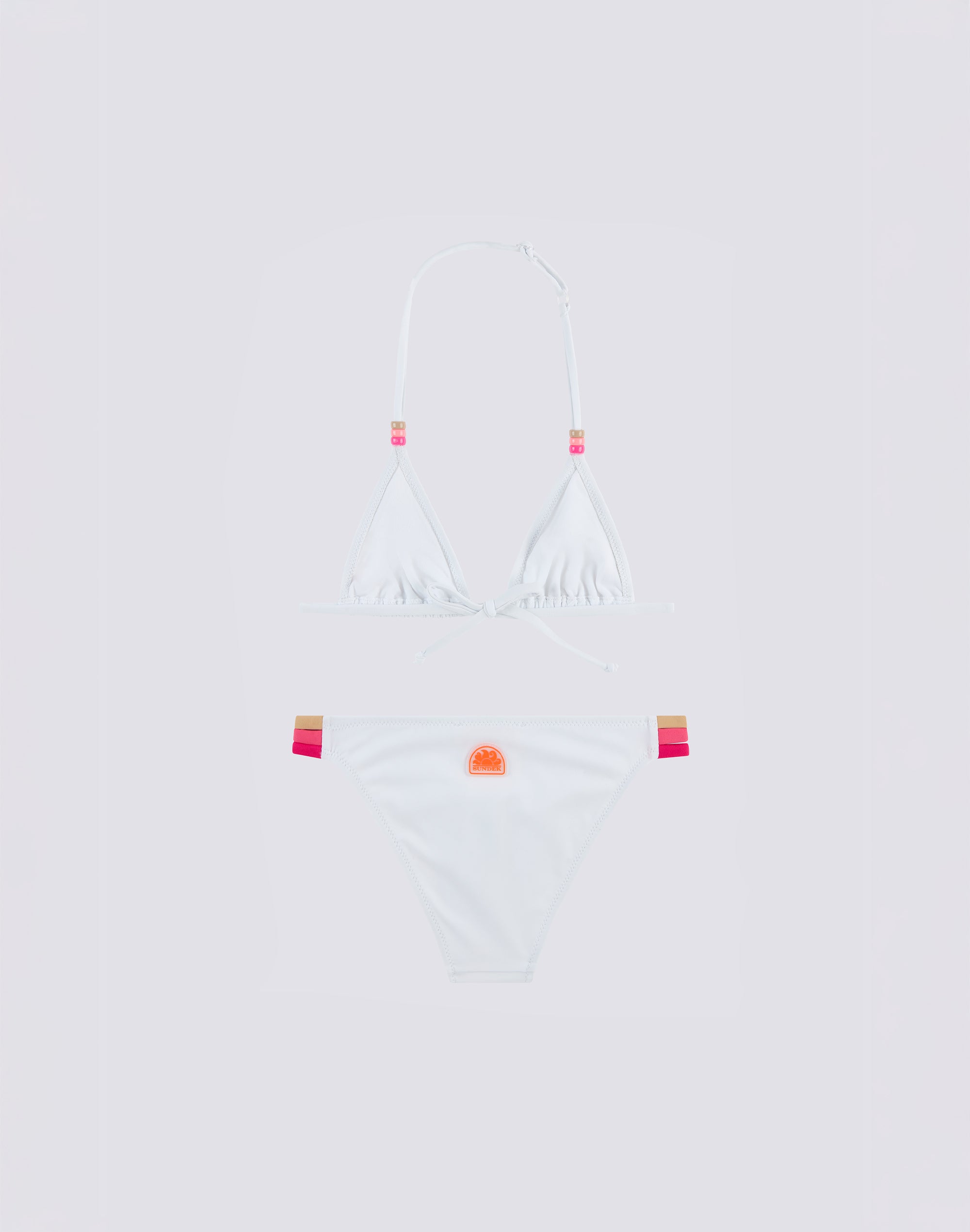 sundek-gb00knl30rb-mini-jennifer-bikini-bambina-triangolo-regolabile image 3
