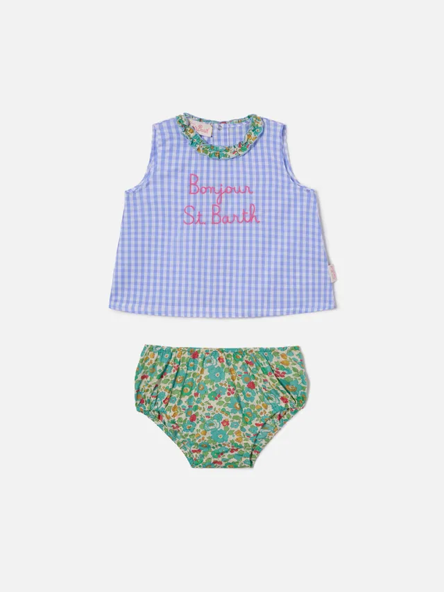 mc2-saint-barth-set-abbie-neonata-scamiciato-e-copri-pannolino-in-liberty-fabric image 1