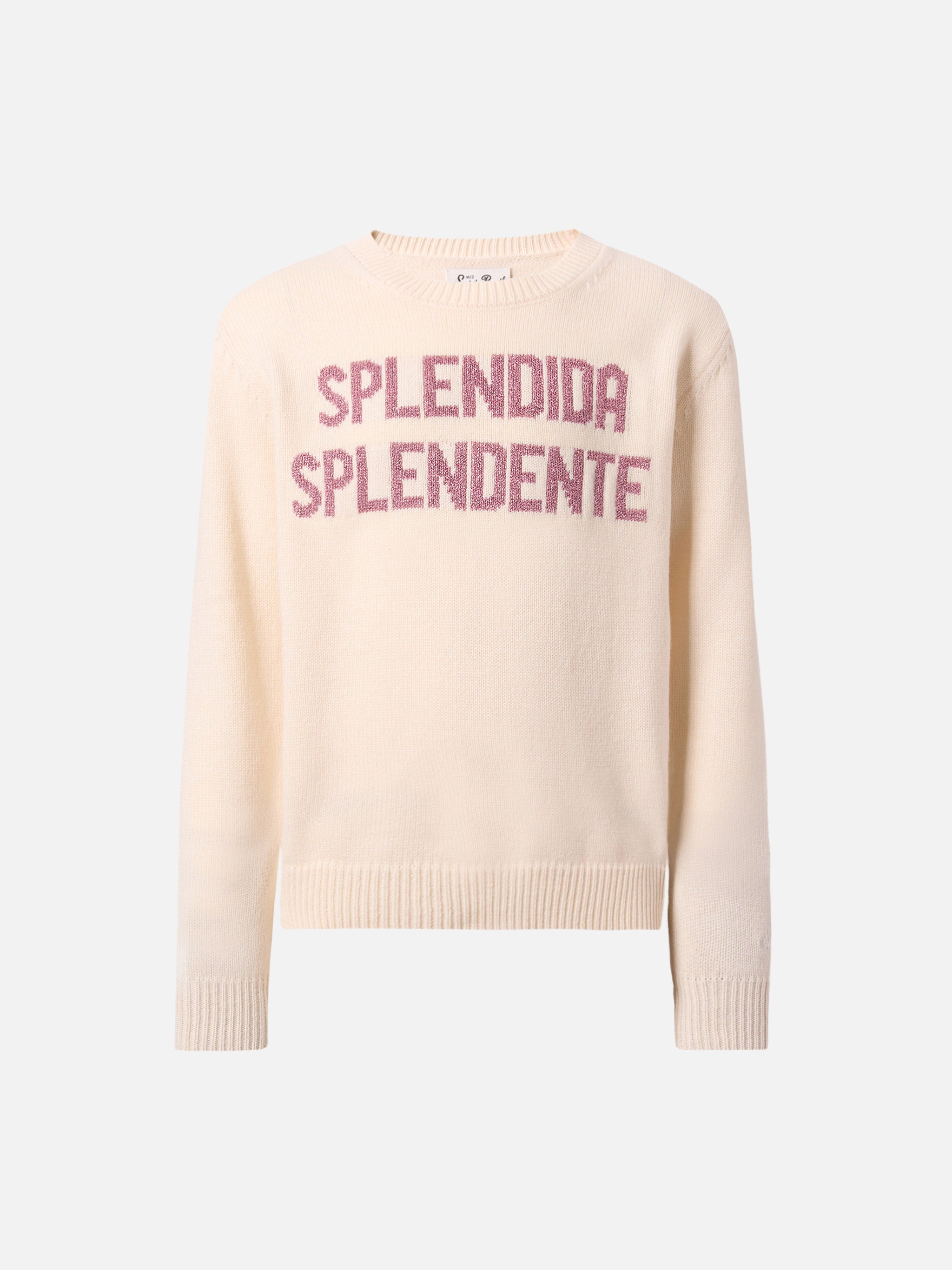 mc2-saint-barth-princess-splendida-splendente-girocollo-bimba-misto-cashmere-bia image 1