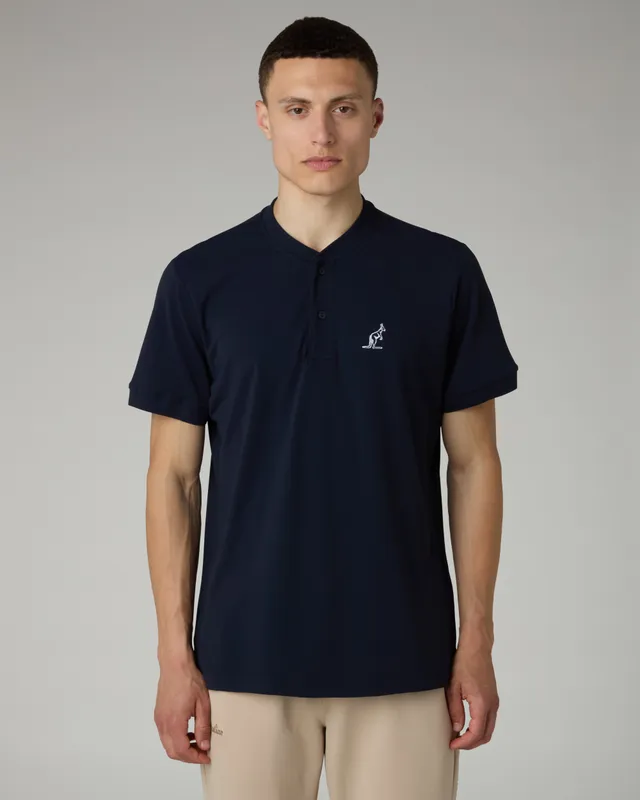 australian-style-polo-in-piquet-tecnico-blu-navy image 1