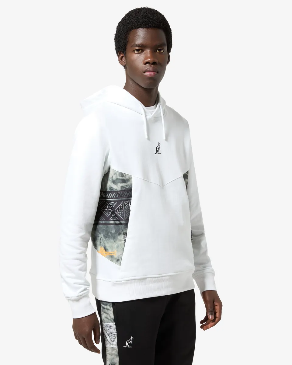 australian-ethnic-hoodie-felpa-in-cotone-con-cappuccio-coulisse-e-stampa-smash image 1
