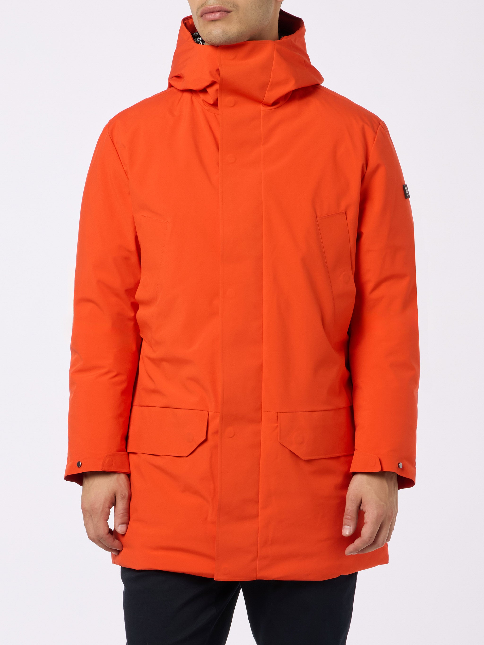 mc2-saint-barth-voyager-giacca-uomo-arancione-antivento-idrorepellente image 6