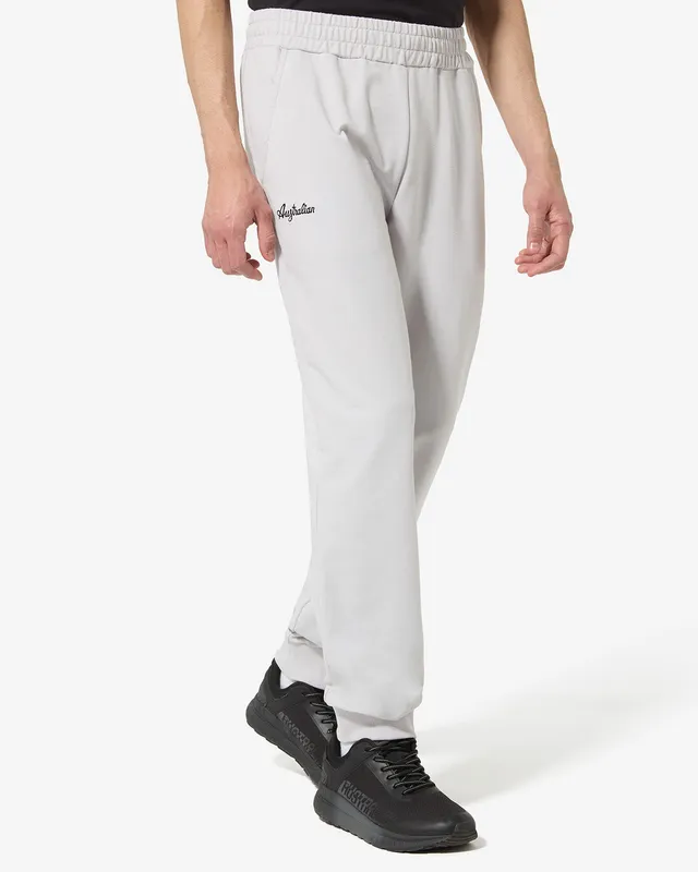 australian-essential-track-pant-pantalone-felpa-uomo-cenere-slim-fit image 1