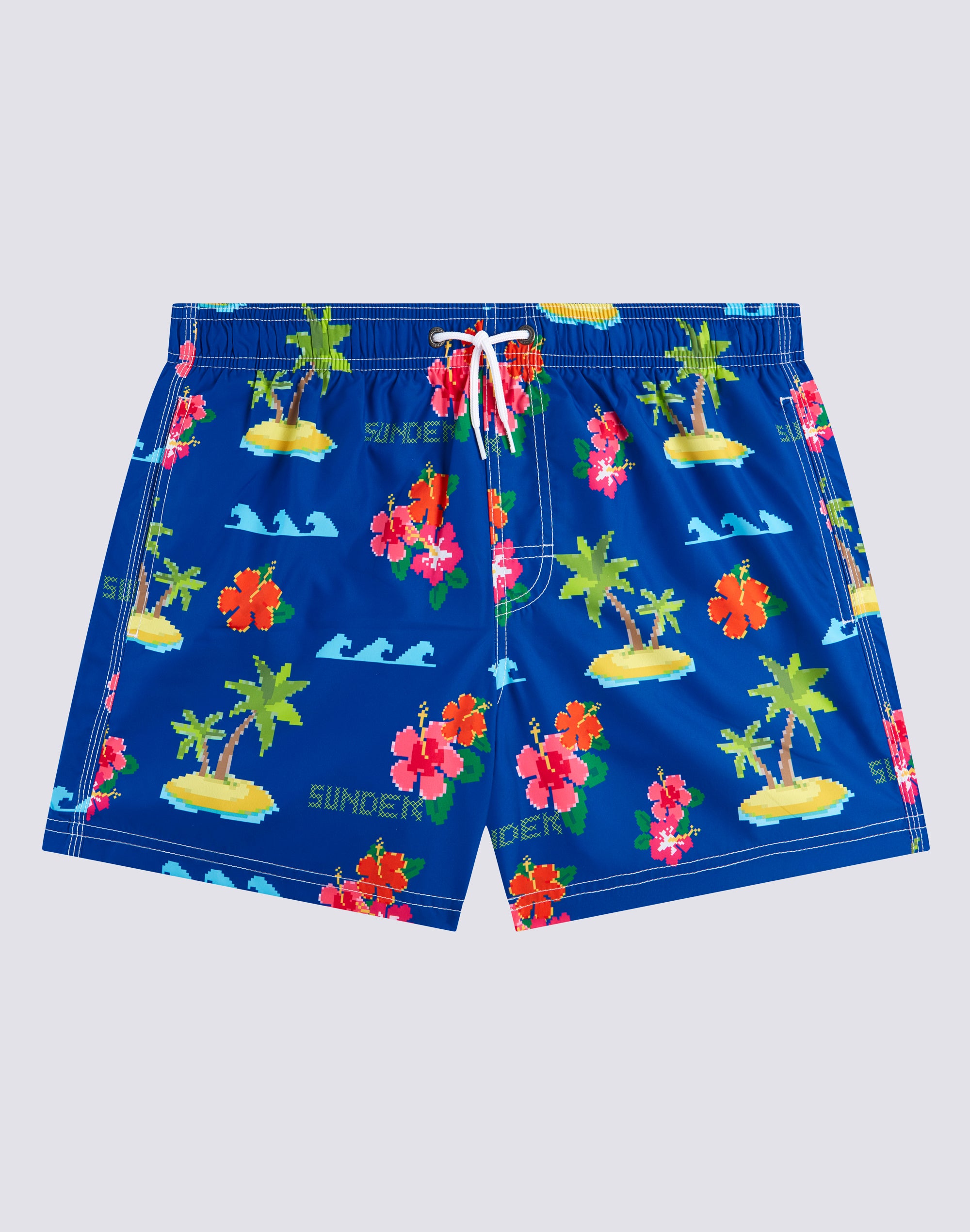 sundek-iconic-costume-mare-uomo-corto-stampa-hibixel-repreve image 4