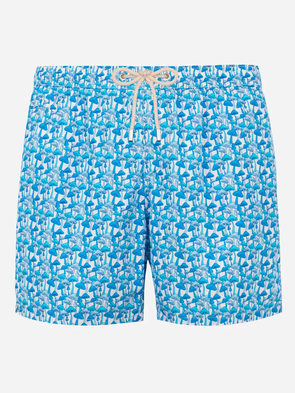 mc2-saint-barth-lighting-costume-mare-uomo-stampa-funghi-bianco-azzurro image 1
