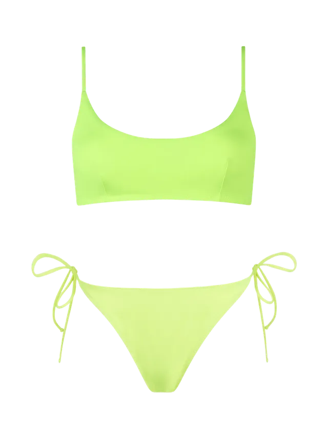mc2-saint-barth-judy-virgo-bikini-bralette-giallo-fluo-donna image 1