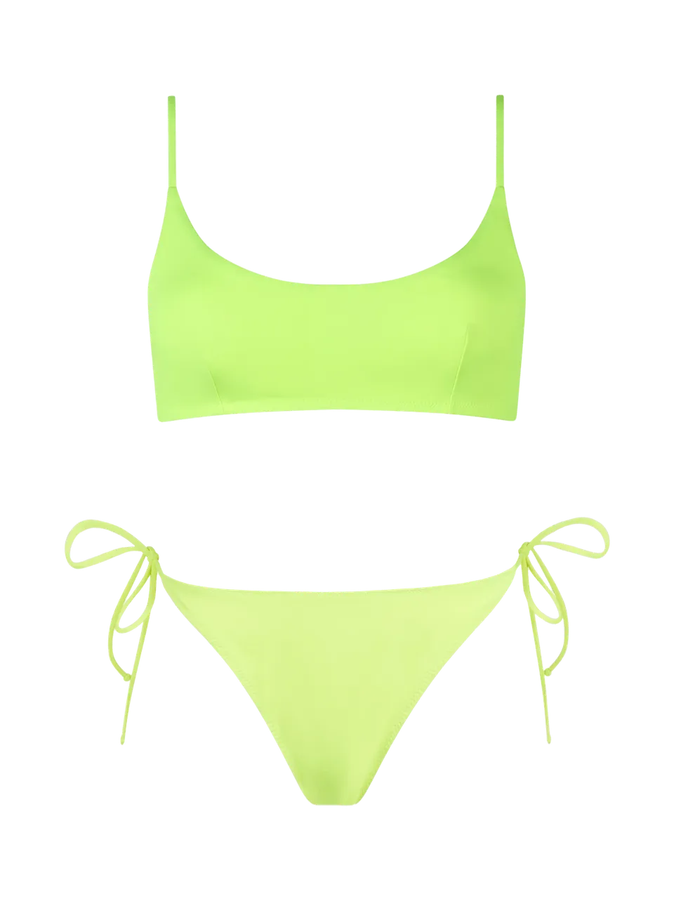 mc2-saint-barth-judy-virgo-bikini-bralette-giallo-fluo-donna image 1