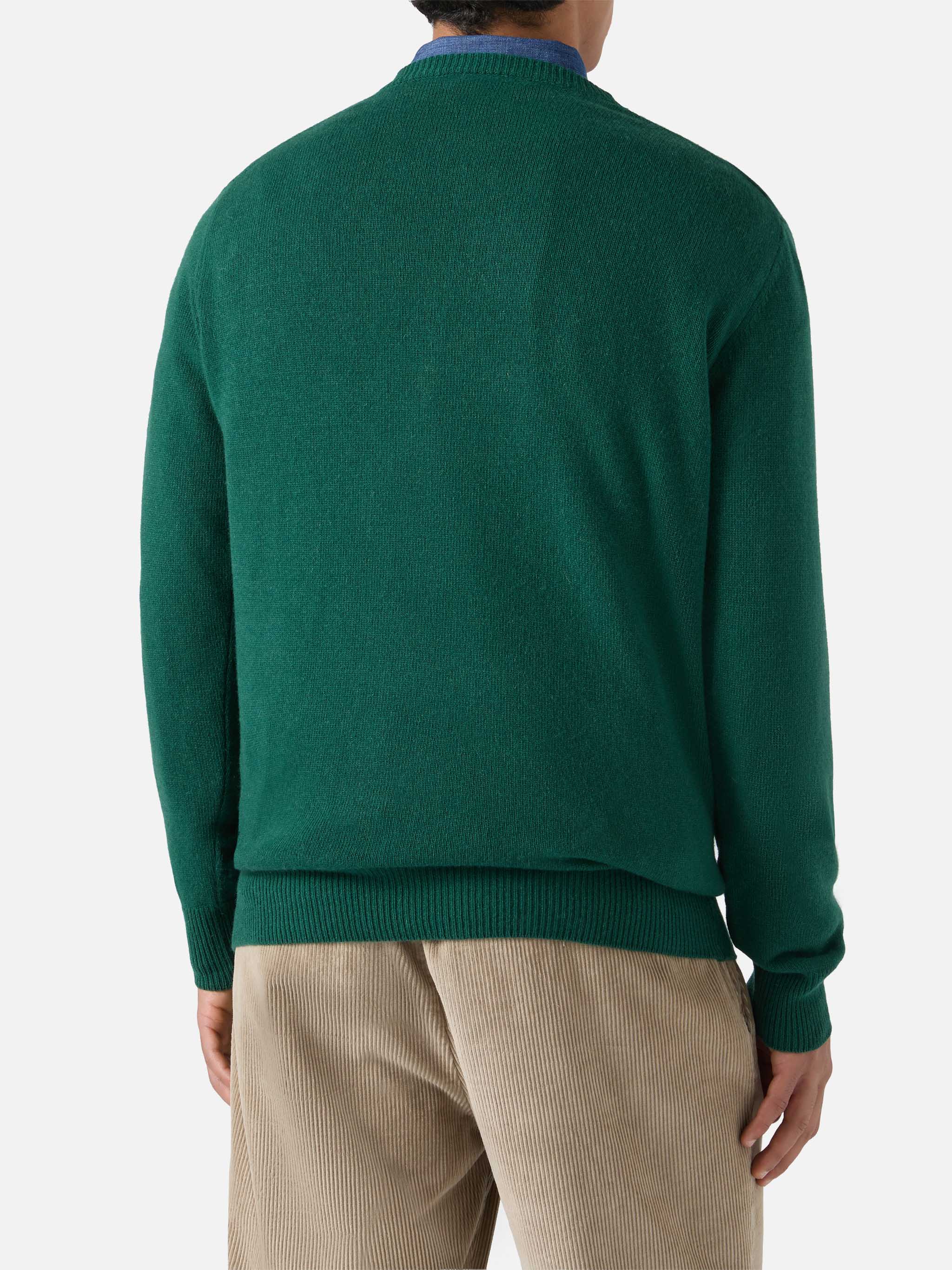 mc2-saint-barth-maglione-heron-girocollo-verde-money-maker-uomo image 3
