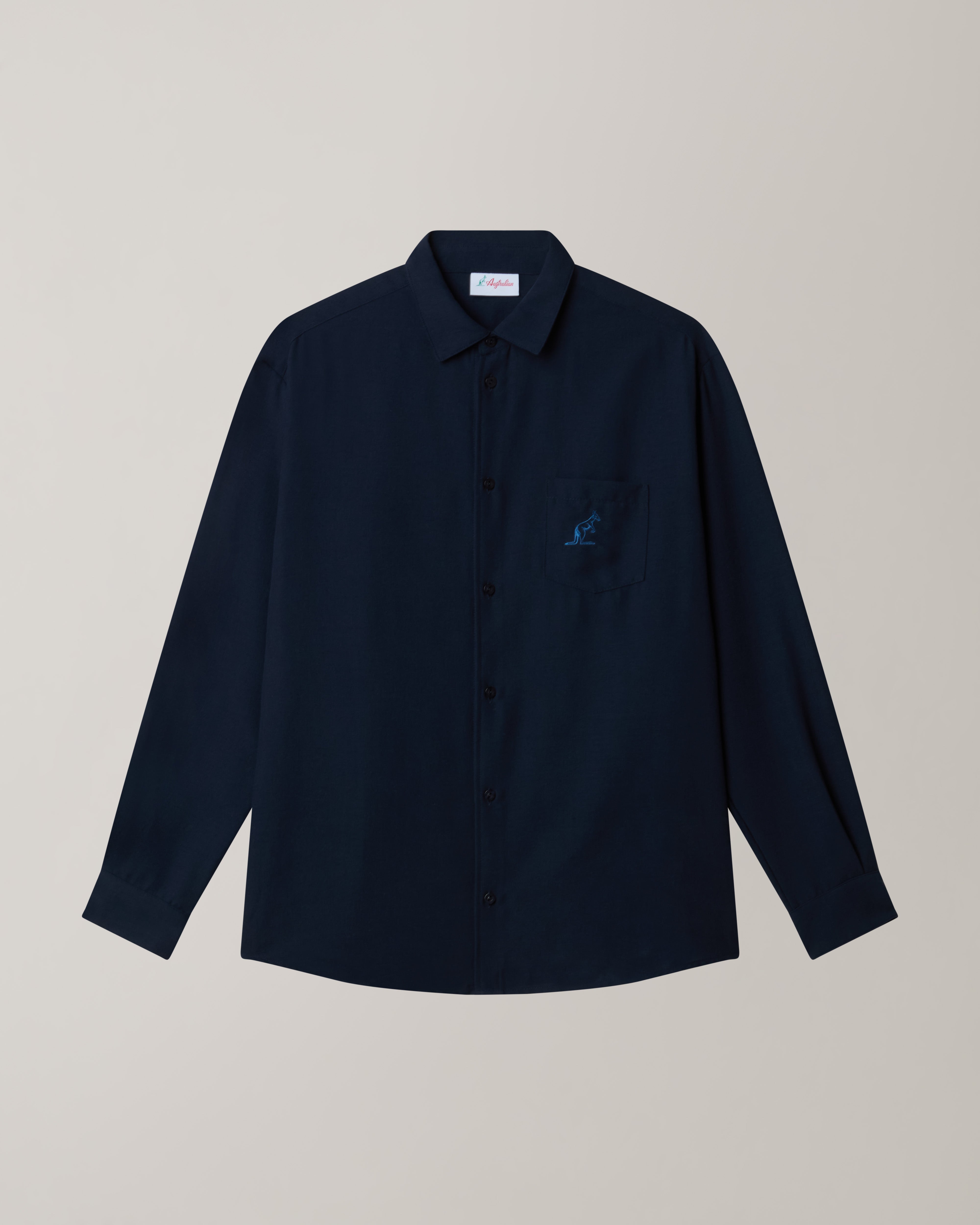 australian-doric-long-sleeve-shirt-camicia-manica-lunga-eclipse-blue image 5