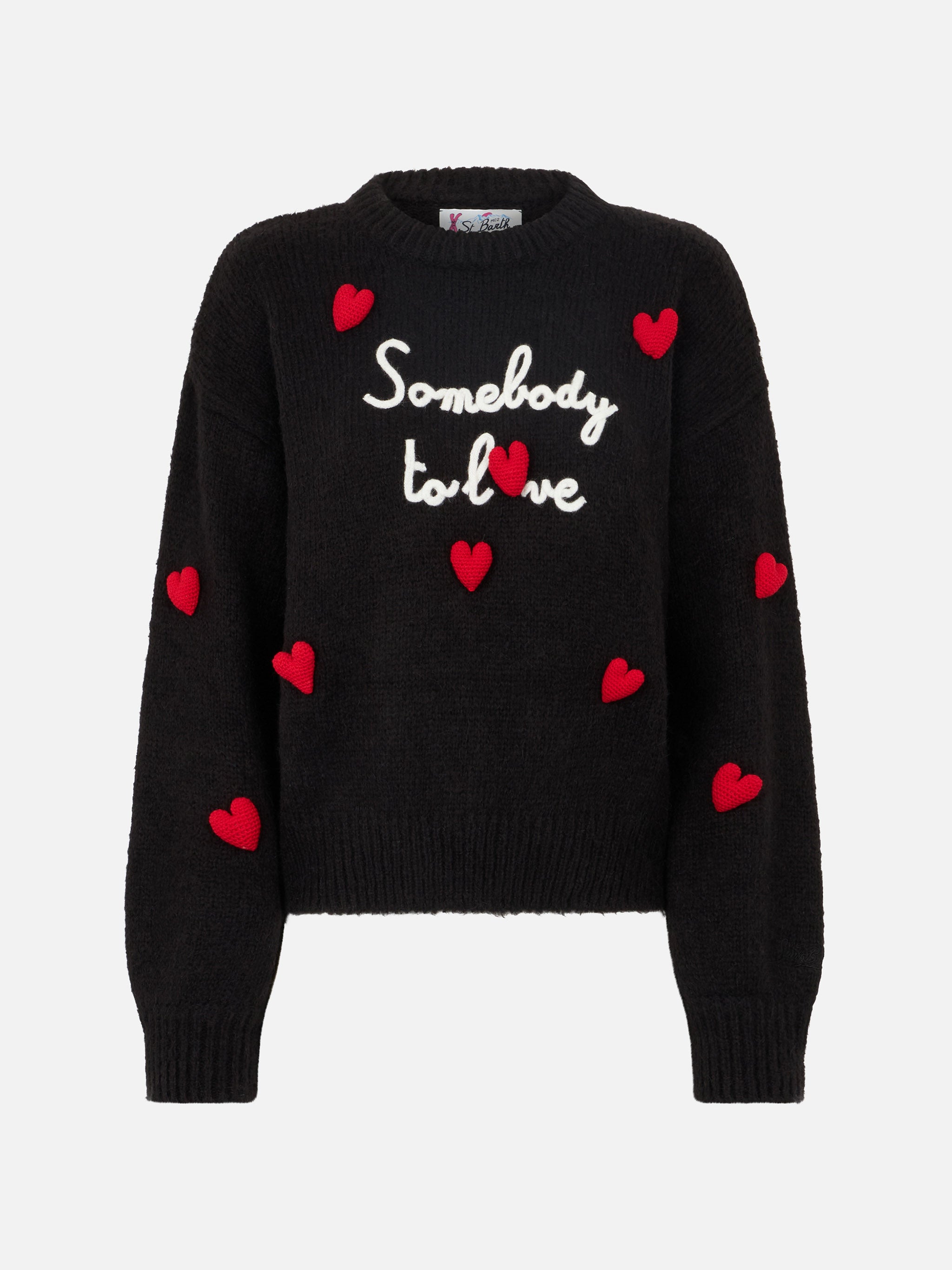 mc2-saint-barth-danya-soft-maglione-donna-somebody-to-love-nero image 4