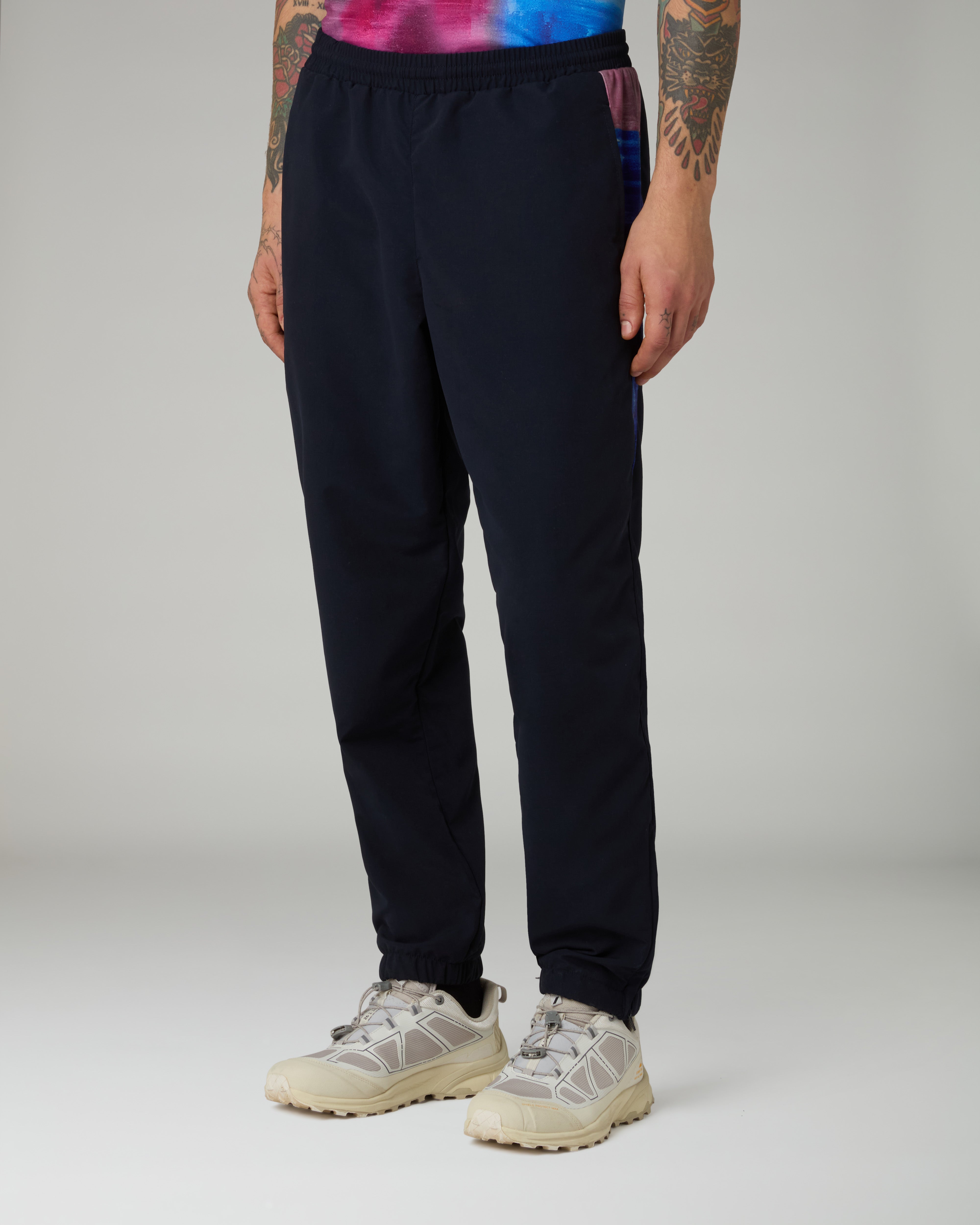 australian-klee-track-pant-pantalone-microtouch-blu-navy-con-zip image 1