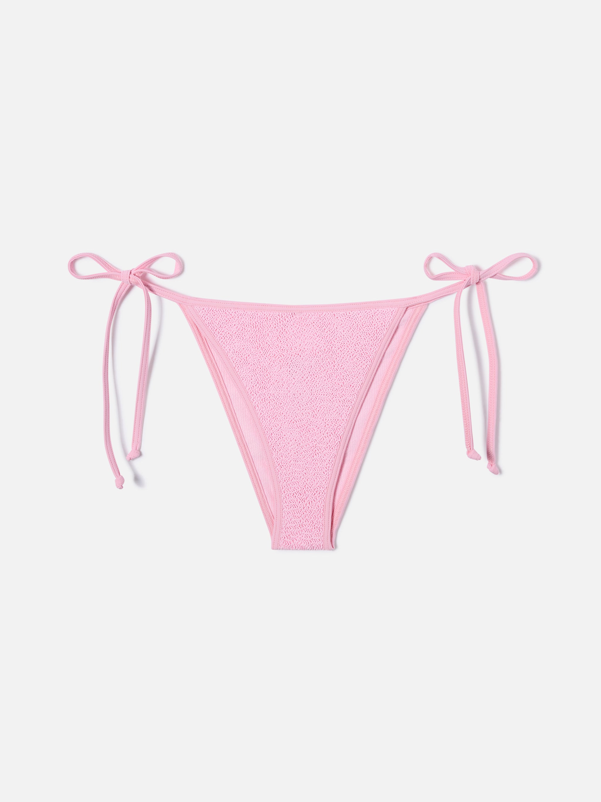 mc2-saint-barth-marielle-string-slip-brasiliana-donna-in-crinkle-rosa image 1