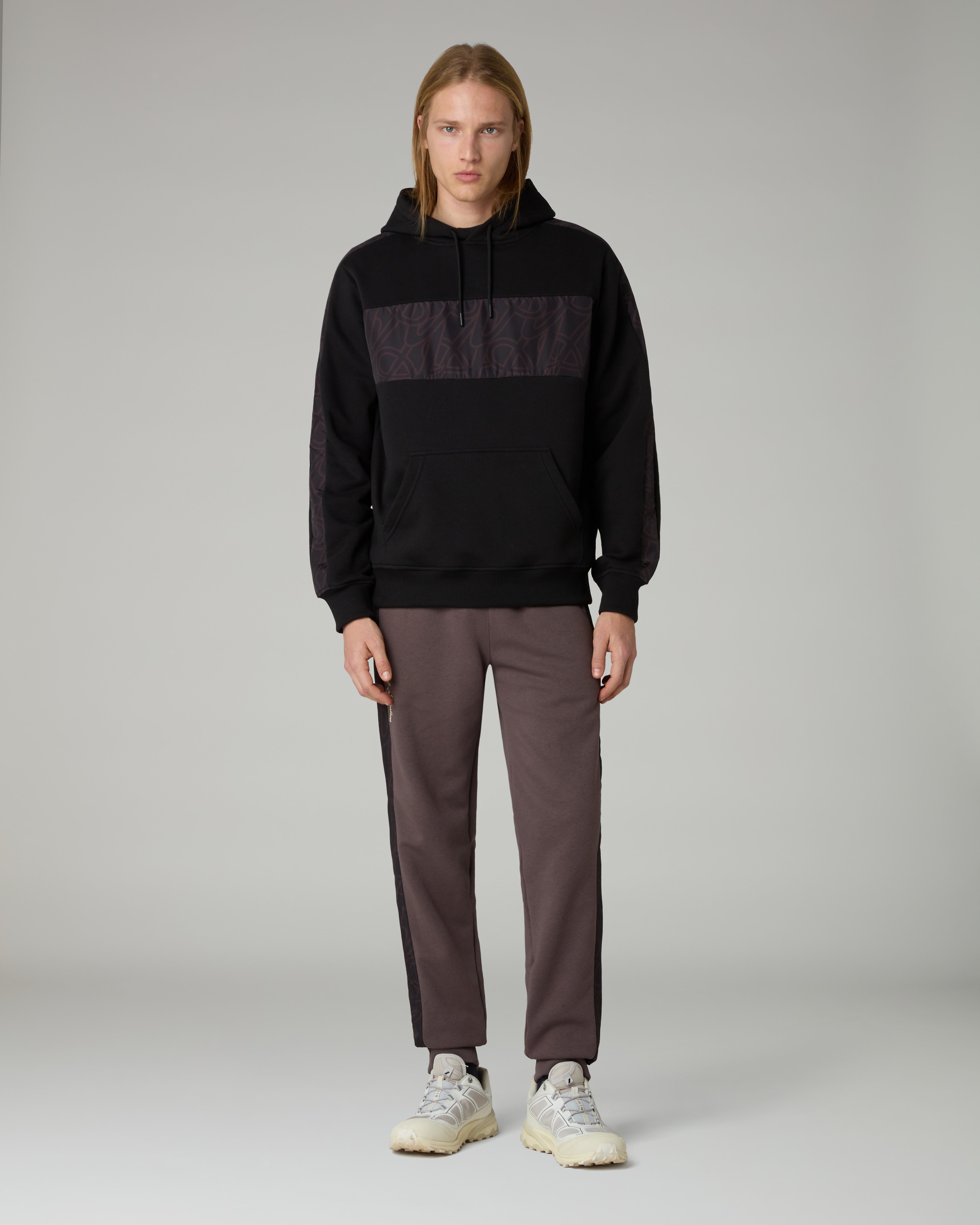 australian-iconissima-hoodie-felpa-nera-con-inserto-smash image 2