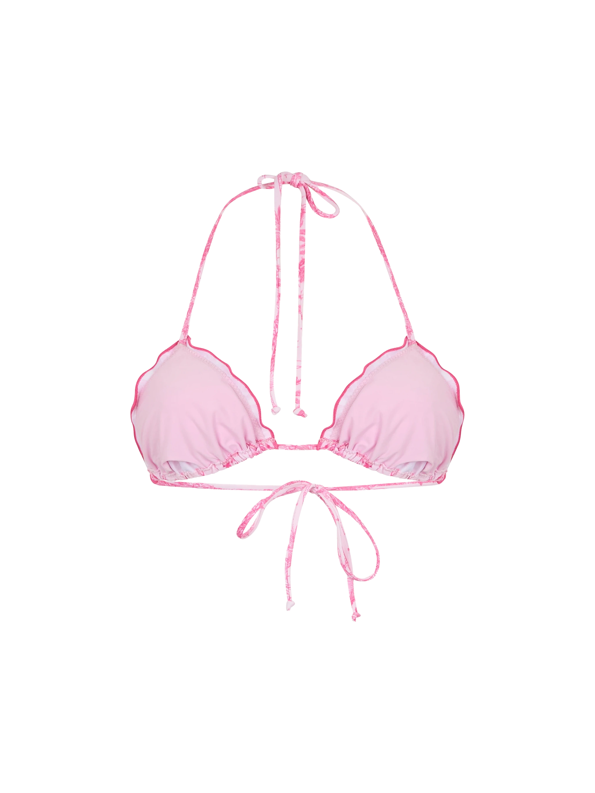 mc2-saint-barth-sagittarius-top-bikini-triangolo-toile-de-jouy-rosa image 2