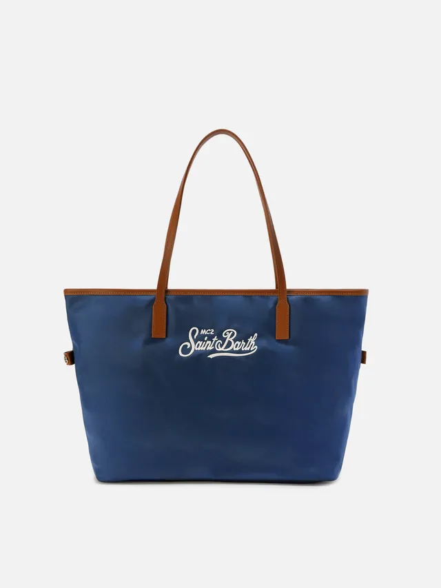mc2-saint-barth-city-borsa-shopper-donna-nylon-blu-navy-regular image 1