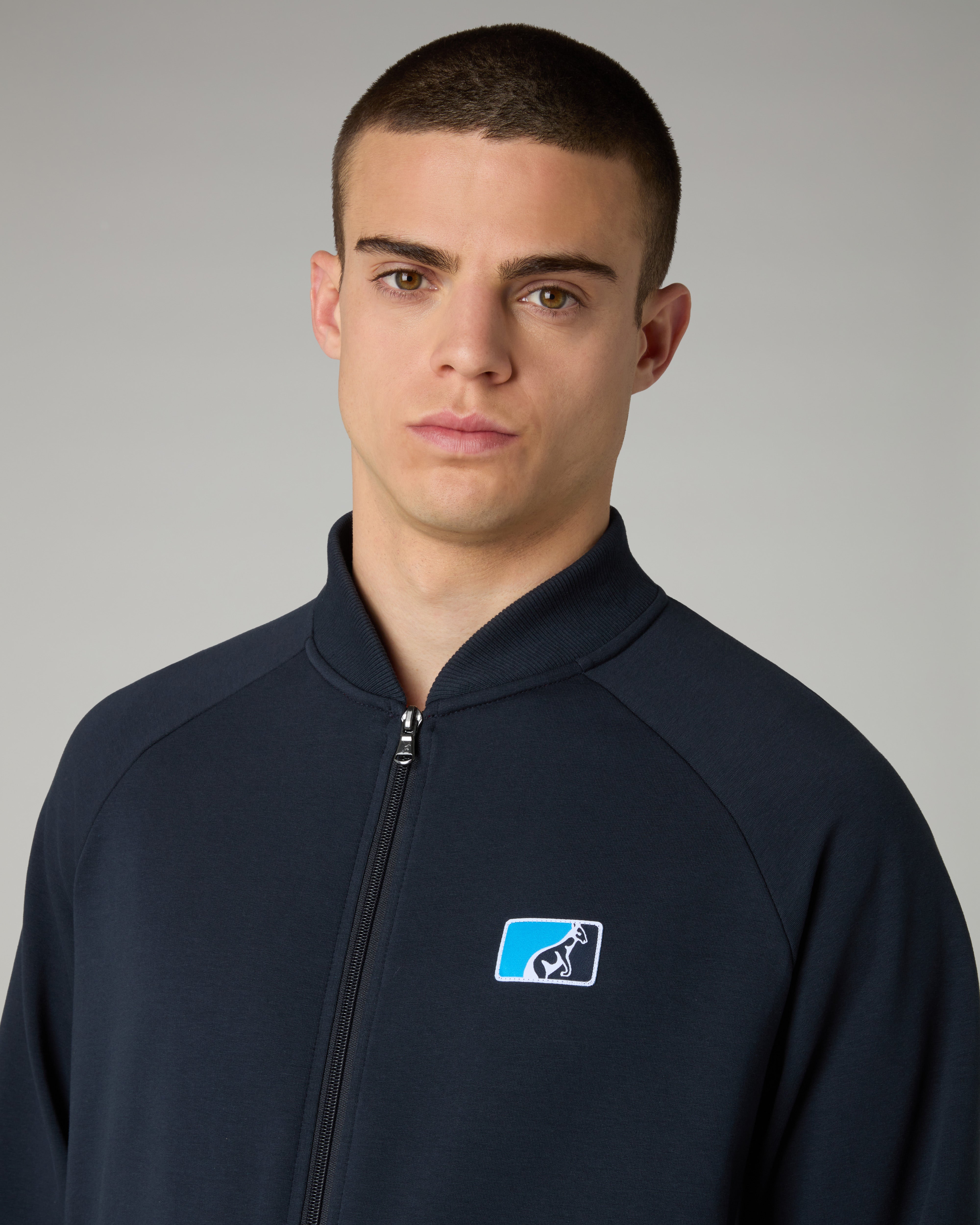 australian-league-track-jacket-in-felpa-blu-navy image 4