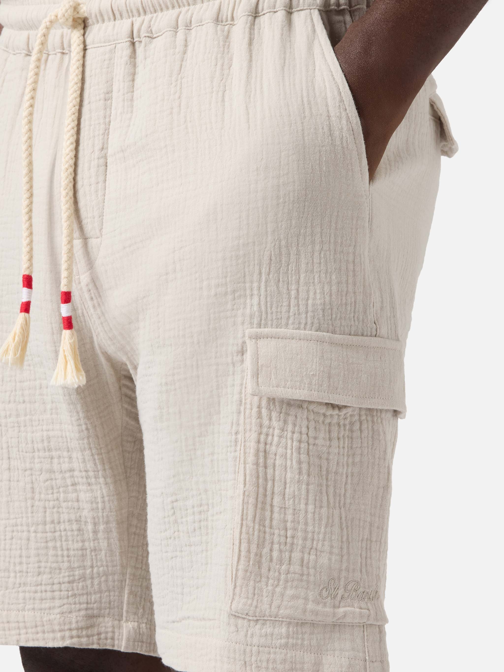 mc2-saint-barth-bermuda-marseille-in-garza-di-puro-cotone-soft-beige-per-uomo image 2