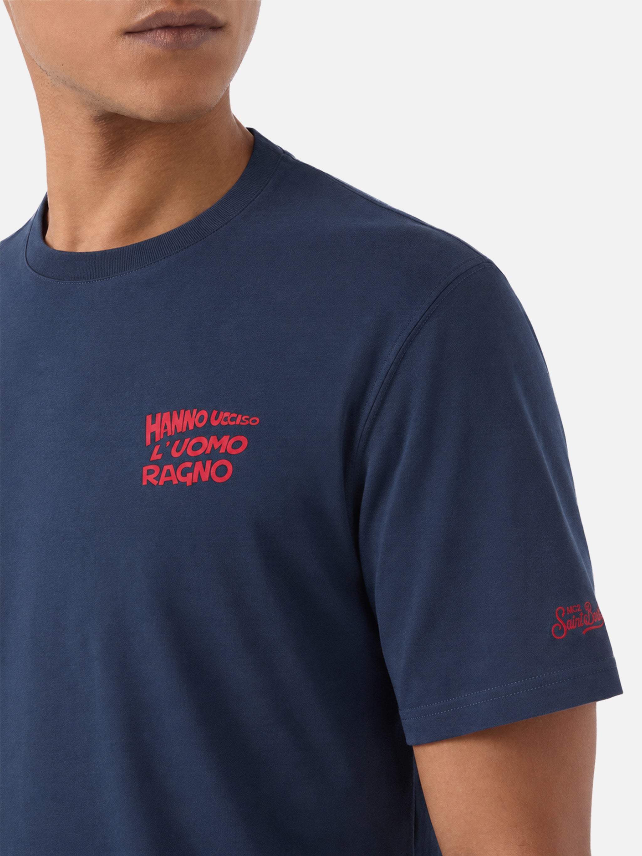 mc2-saint-barth-t-shirt-portland-uomo-blu-883-hanno-ucciso-l-uomo-ragno-special- image 3