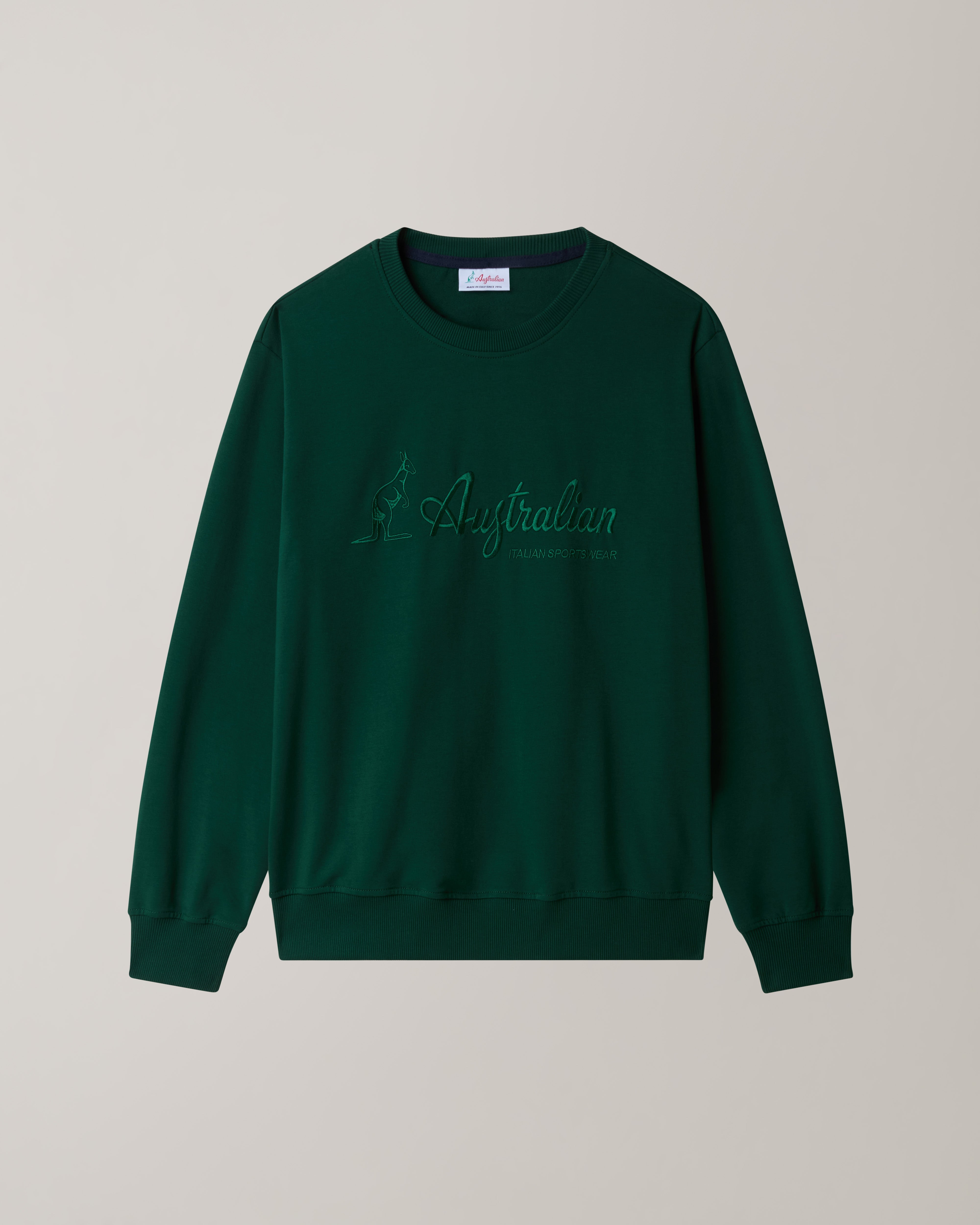 australian-statement-logo-crewneck-felpa-girocollo-sportswear image 5