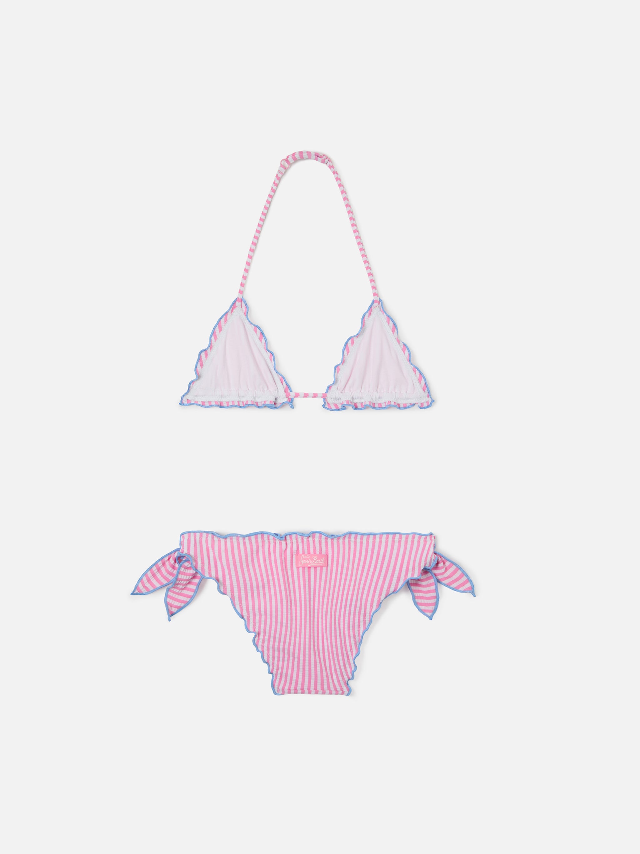 mc2-saint-barth-bikini-cris-bianco-e-rosa-in-seersucker-a-righe-con-bordi-arricc image 2