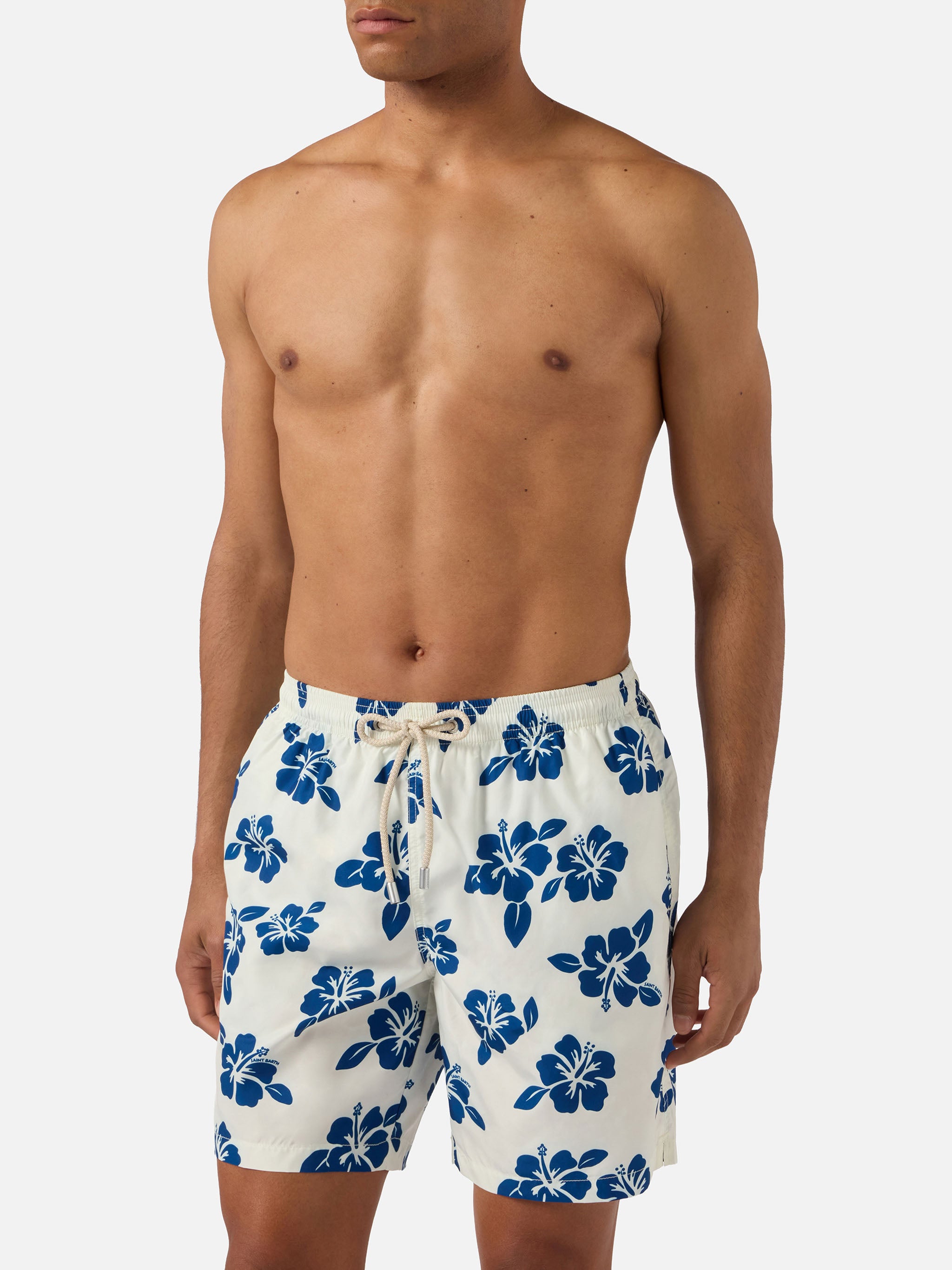 mc2-saint-barth-lighting-costume-mare-bianco-stampa-hibiscus-blu image 3