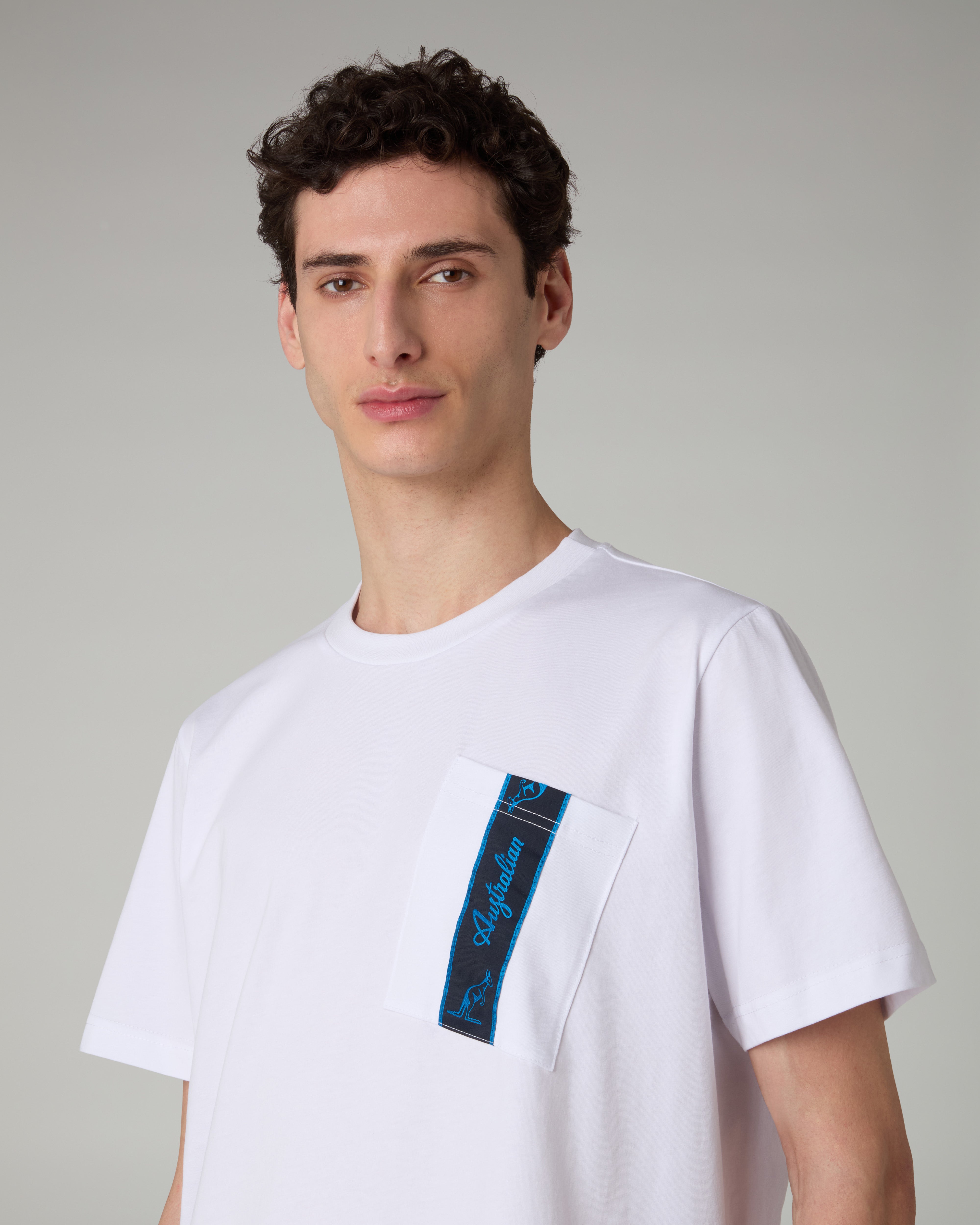 australian-pocket-t-shirt-t-shirt-cotone-bianca-con-tasca image 4