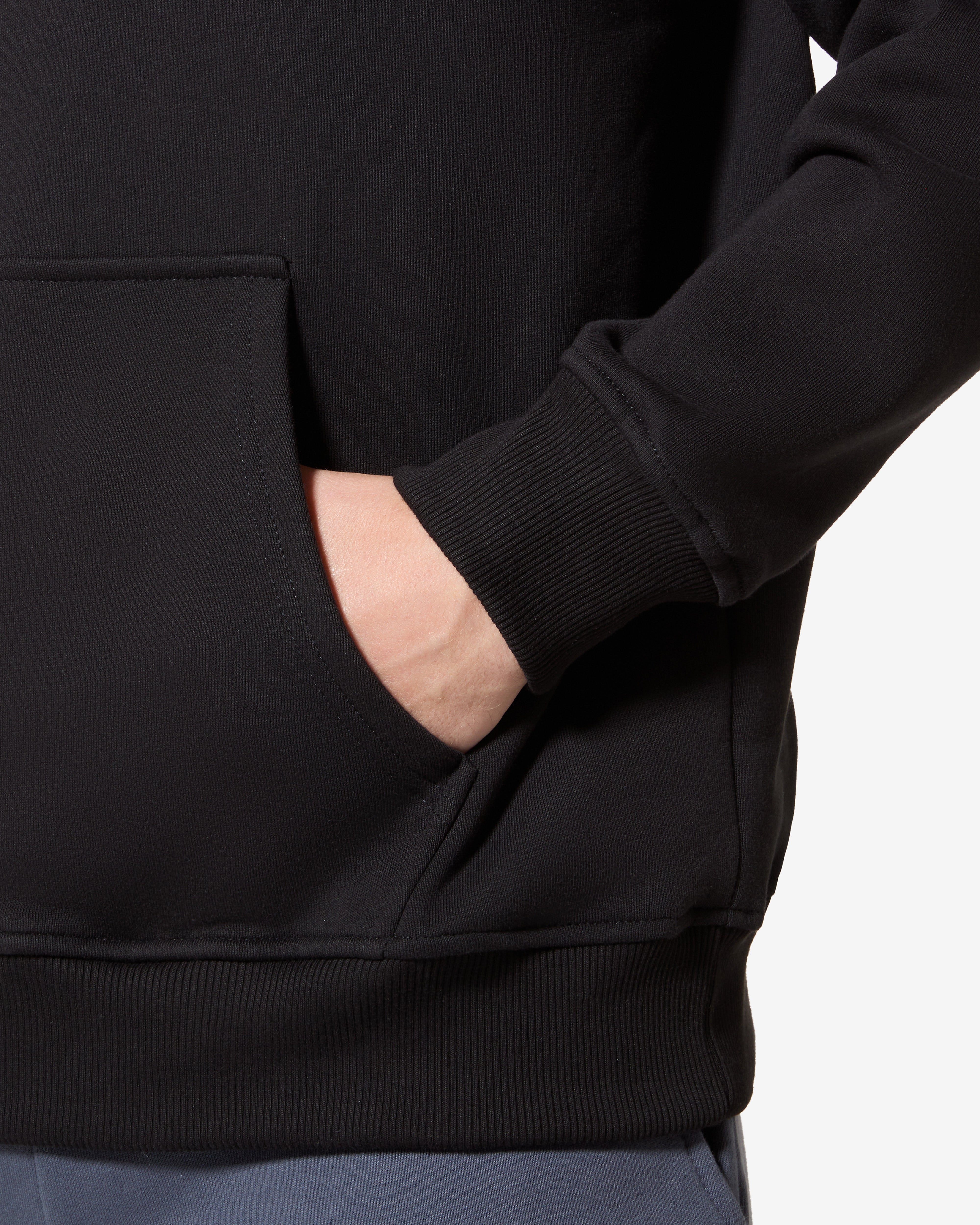 australian-road-hoodie-archive-felpa-uomo-nero-con-cappuccio image 5