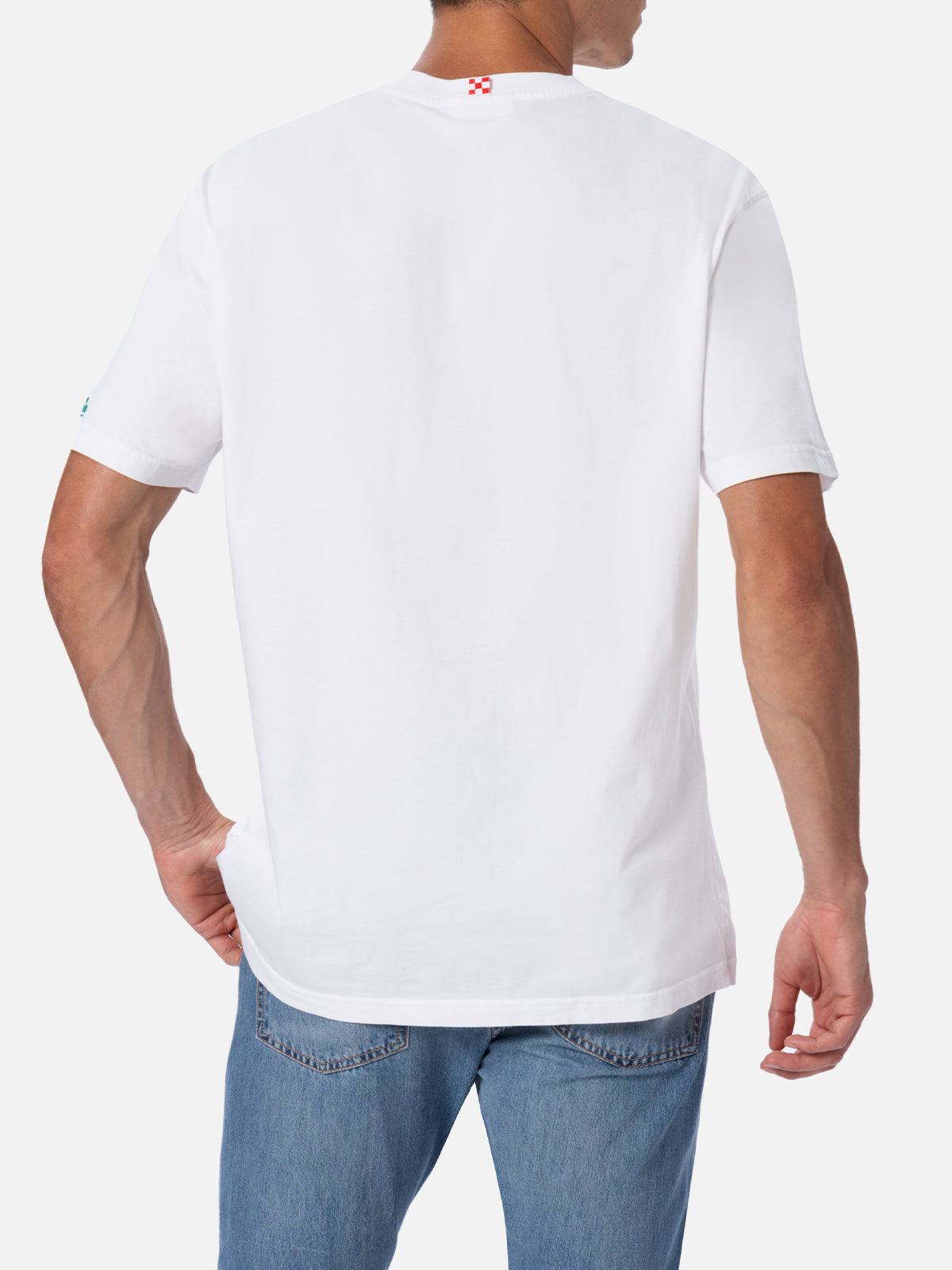 mc2-saint-barth-t-shirt-austin-uomo-bianca-in-cotone-con-stampa-orologio image 4