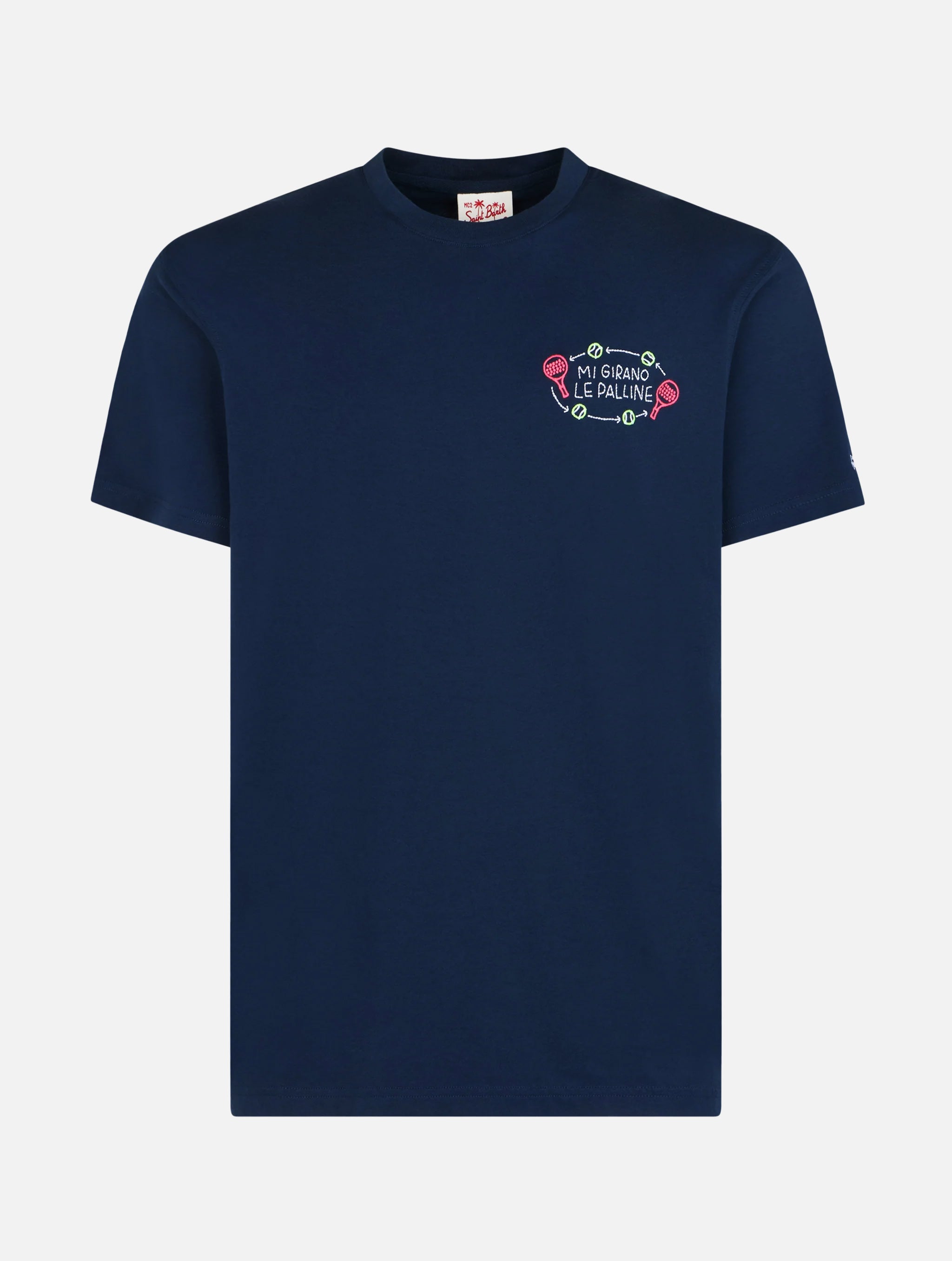 mc2-saint-barth-portofino-t-shirt-uomo-blu-navy-mi-girano-le-palline-special-edi image 6