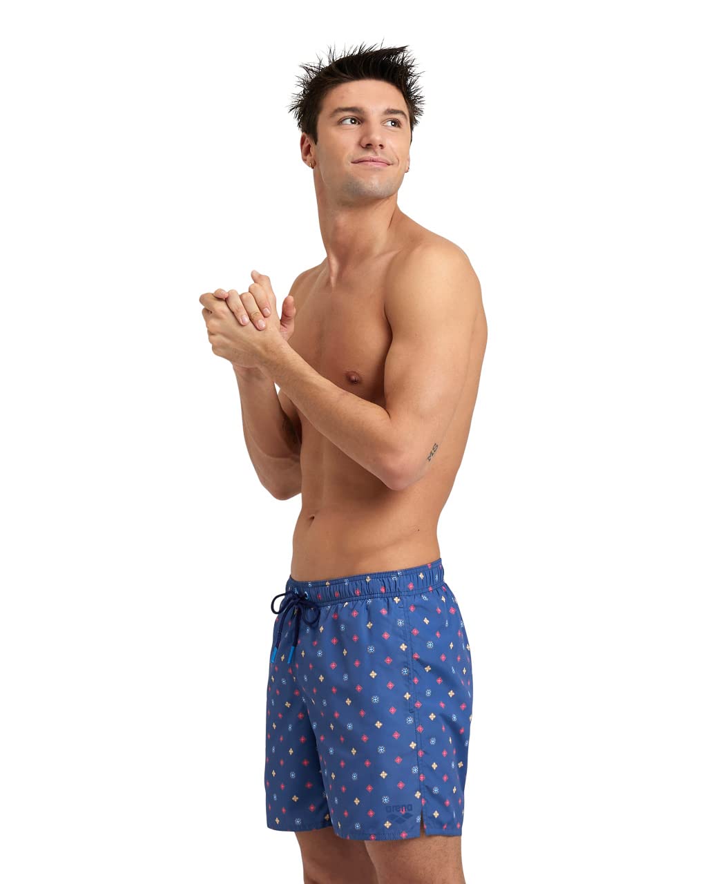 arena-beach-boxer-allover-41-5-cm-boxer-spiaggia-uomo-in-tessuto-riciclato image 1