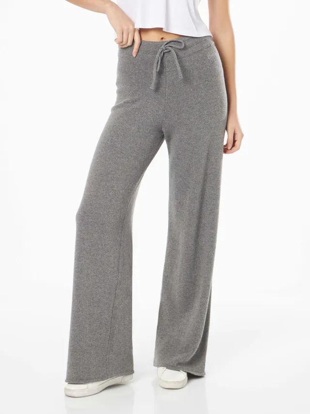 mc2-saint-barth-pantaloni-palazzo-donna-sav0001-maglia-grigio-misto-cashmere image 1