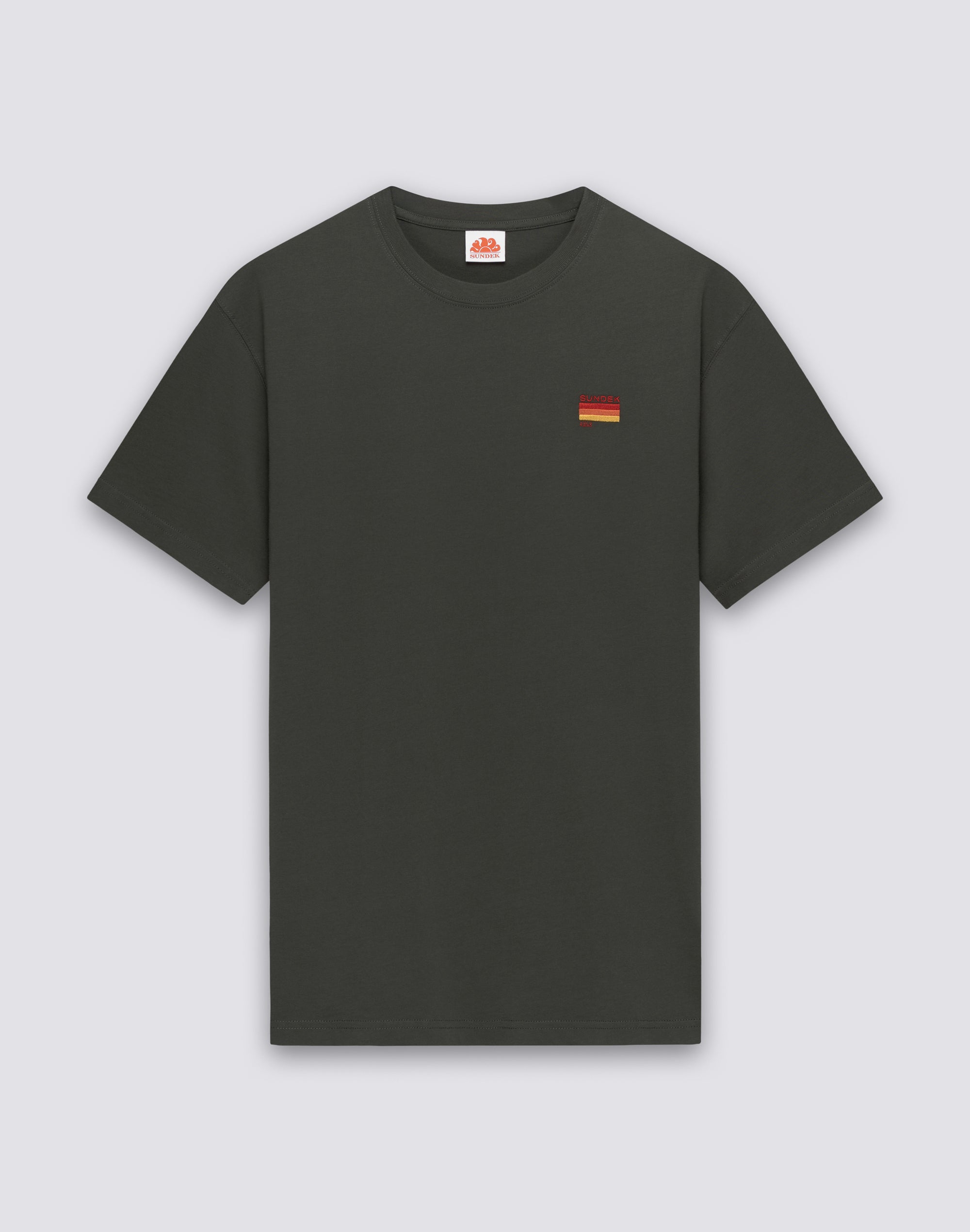 sundek-t-shirt-uomo-cotone-con-ricamo-tricolore image 1