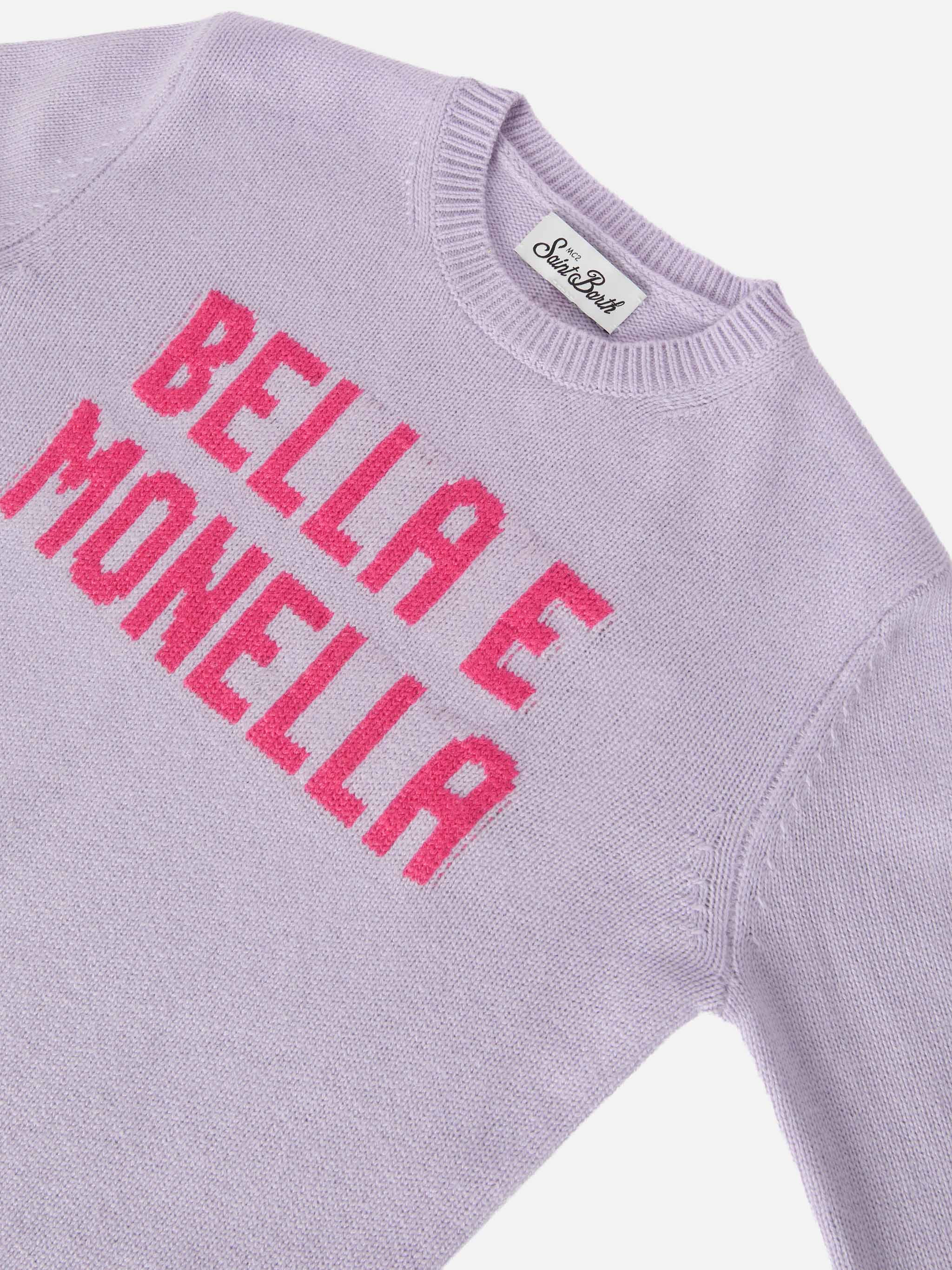mc2-saint-barth-princess-girocollo-bambina-lilla-in-misto-cashmere-bella-e-monel image 3