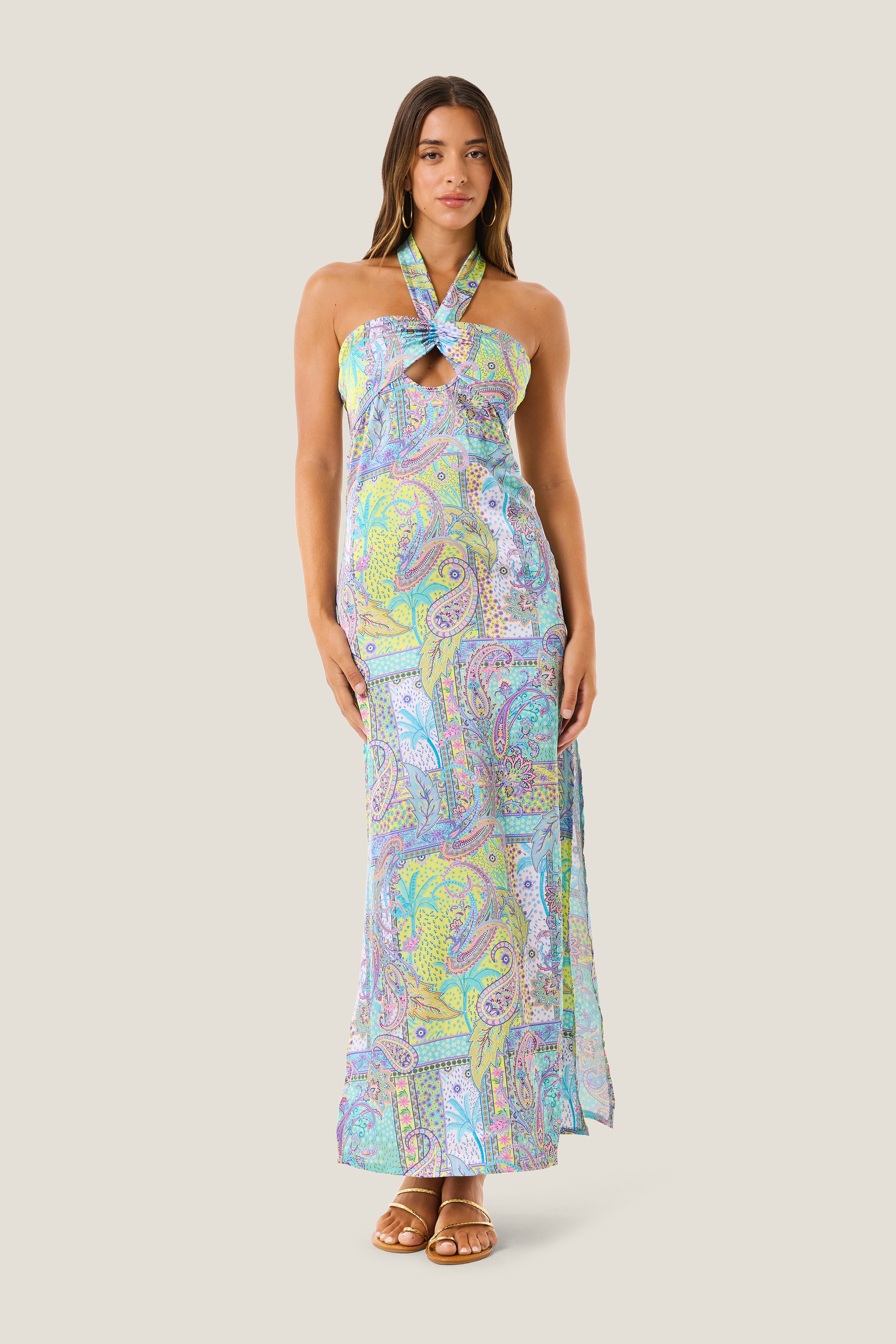 4giveness-abito-lungo-cachemire-pastel-cover-up-donna image 1