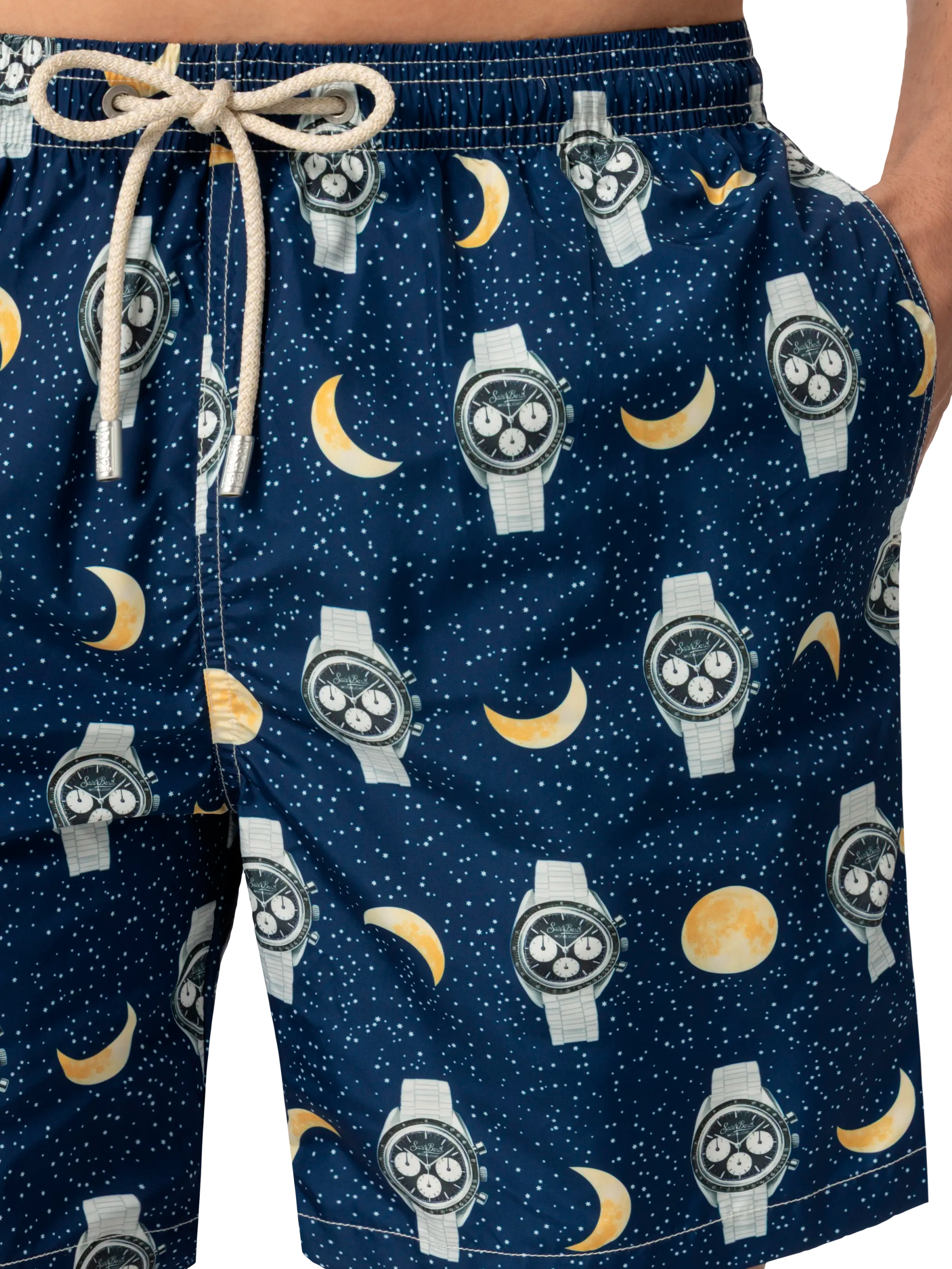 mc2-saint-barth-costume-mare-lighting-uomo-boxer-stampa-orologi-e-luna-blu image 5