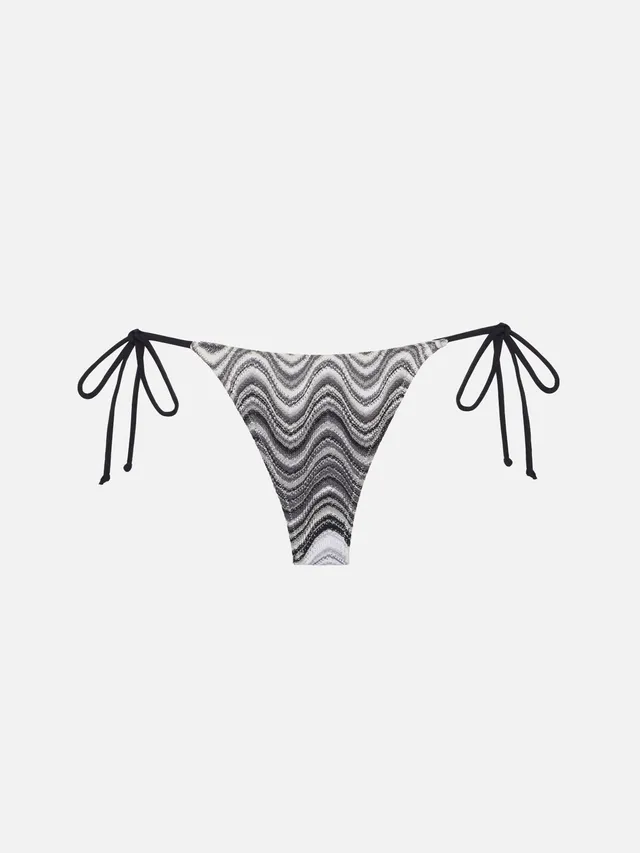 mc2-saint-barth-slip-mare-norah-cheeky-marrone-in-raschel-chevron image 1