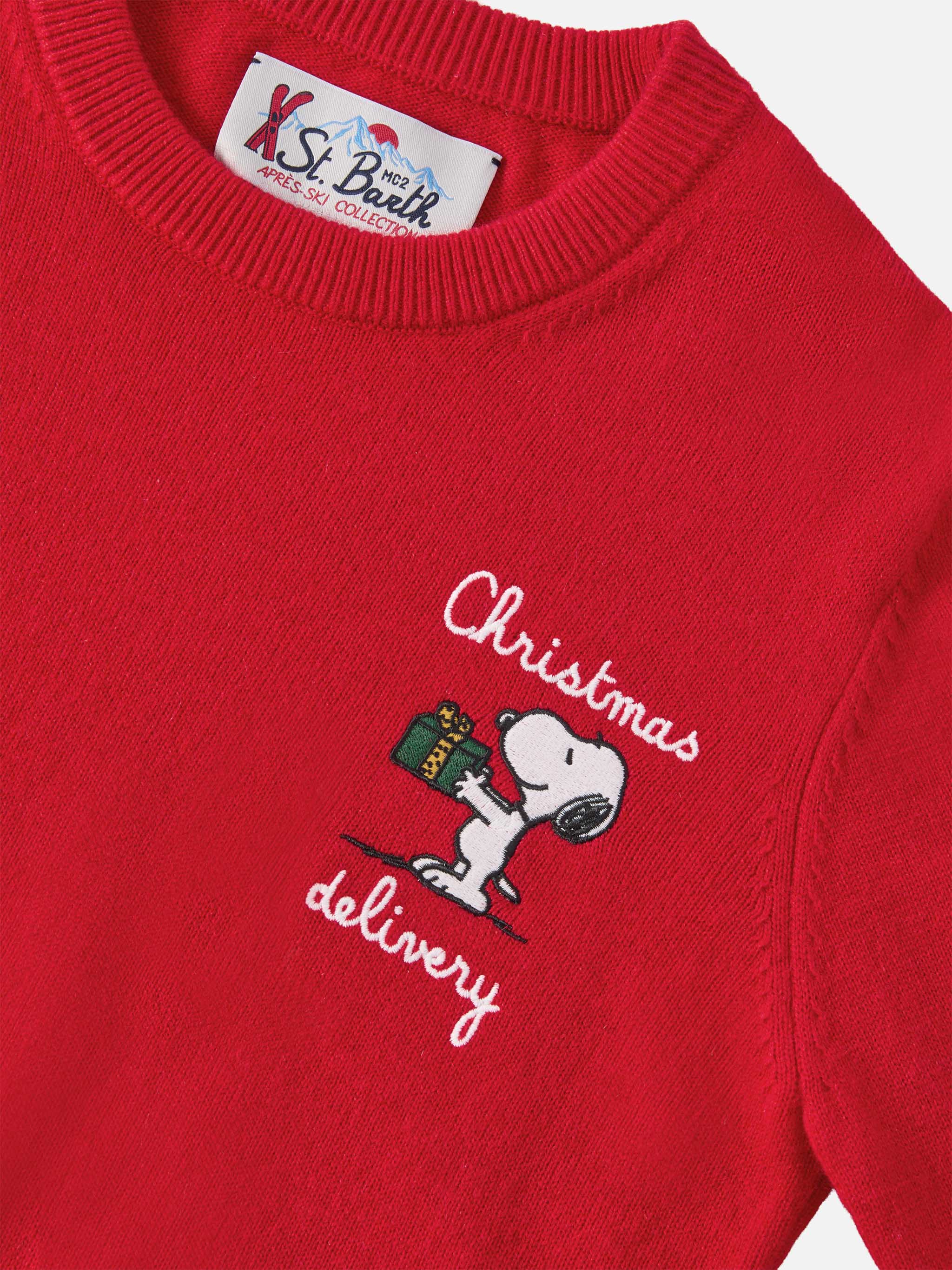 mc2-saint-barth-douglas-light-embry-maglione-cashmere-rosso-snoopy-peanuts-speci image 2