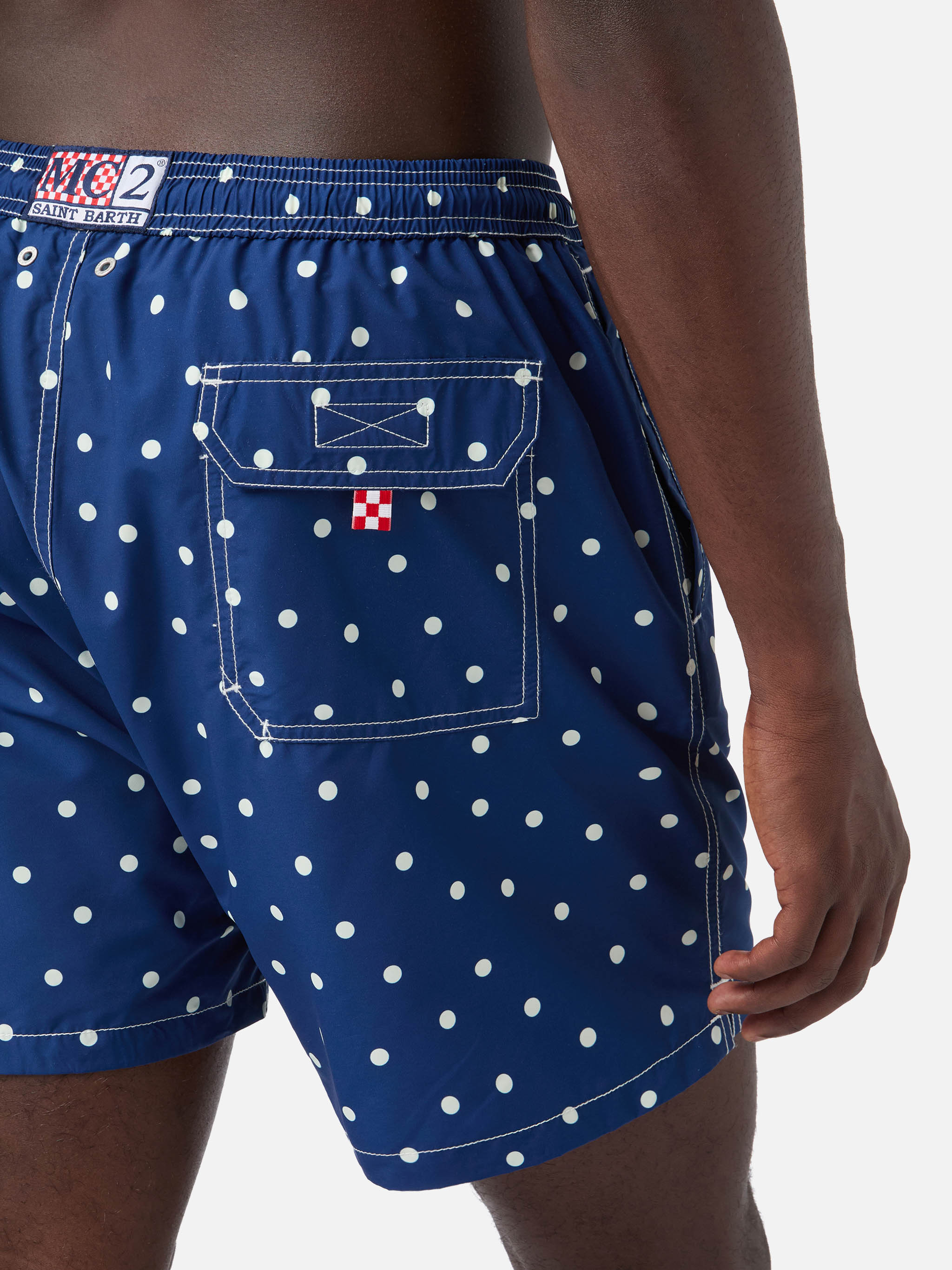 mc2-saint-barth-syros-costume-mare-uomo-blu-pois-bianchi image 7
