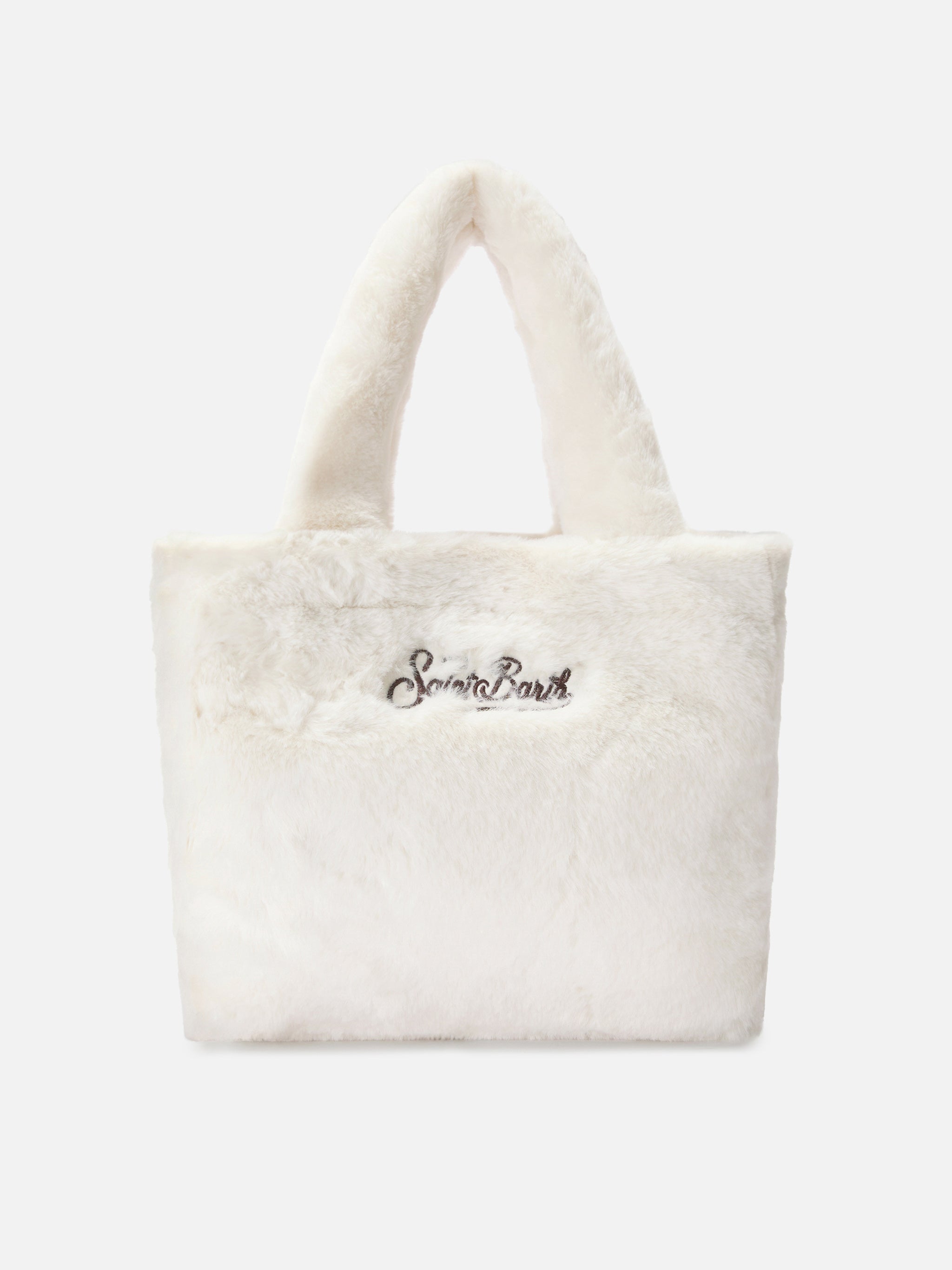 mc2-saint-barth-borsa-a-mano-colette-soft-in-faux-fur-bianco-con-tracolla-removi image 4