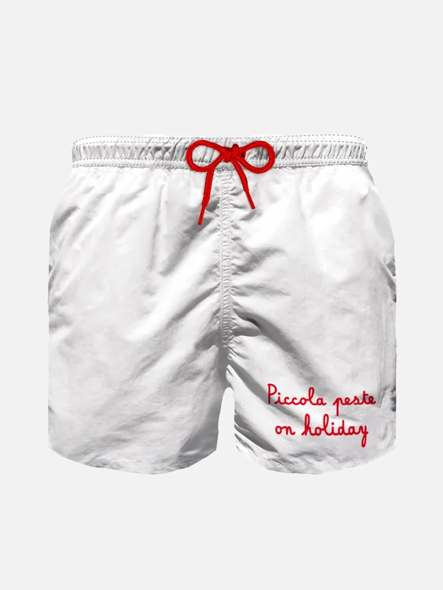 mc2-saint-barth-costume-da-bagno-bambino-bianco-media-lunghezza-coulisse-scritta image 1