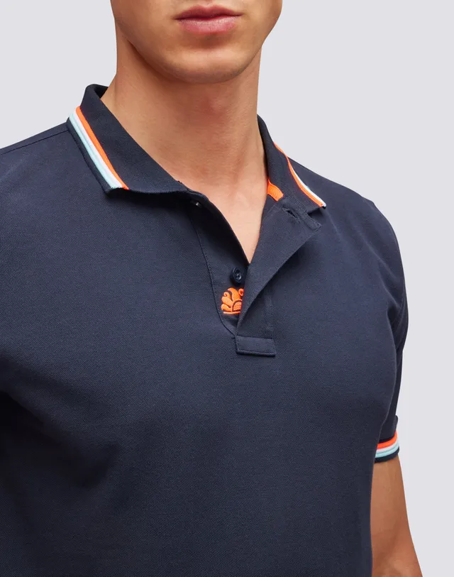 sundek-polo-brice-uomo-in-cotone-piquet-con-dettagli-tricolor-9 image 1
