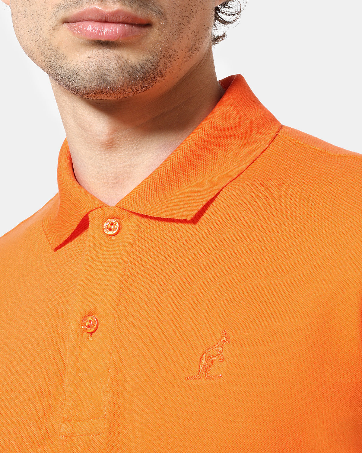 australian-east-polo-shirt-sportswear-polo-arancio-acceso-regular-fit image 4