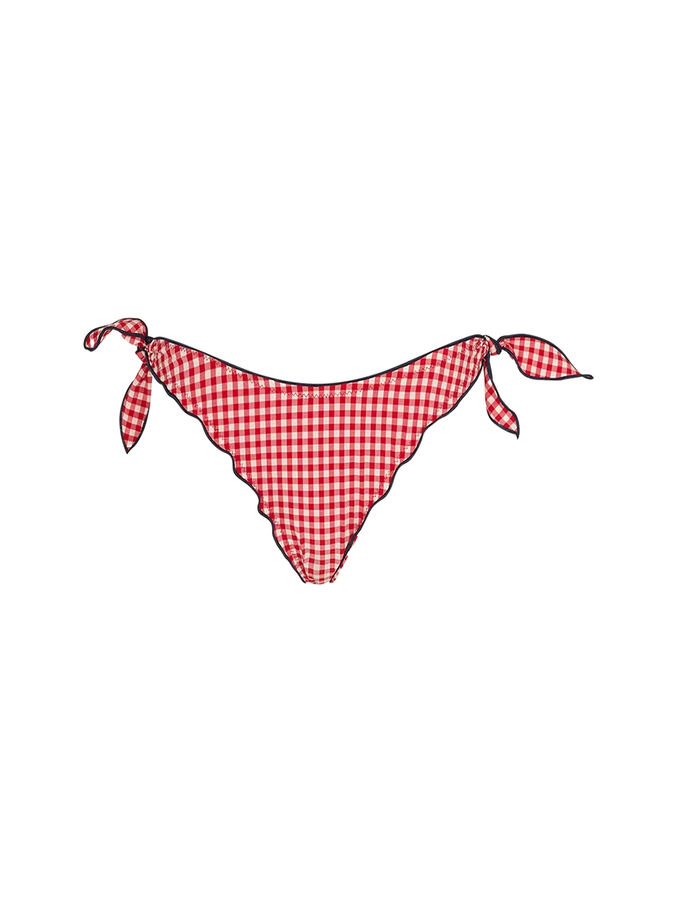 mc2-saint-barth-venus-slip-mare-donna-vichy-rosso-e-bianco image 1