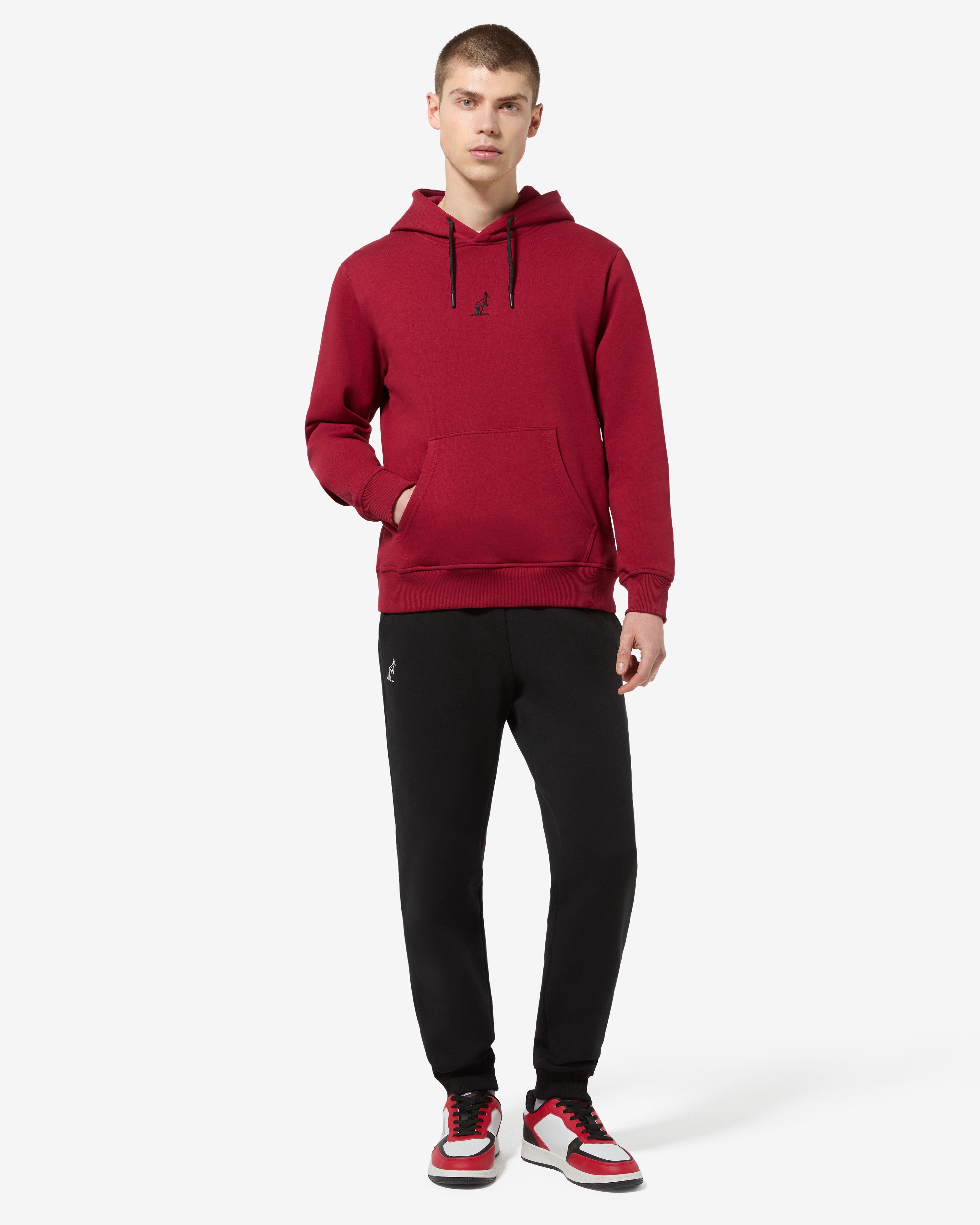 australian-opal-hoodie-felpa-con-cappuccio-bordeaux image 4