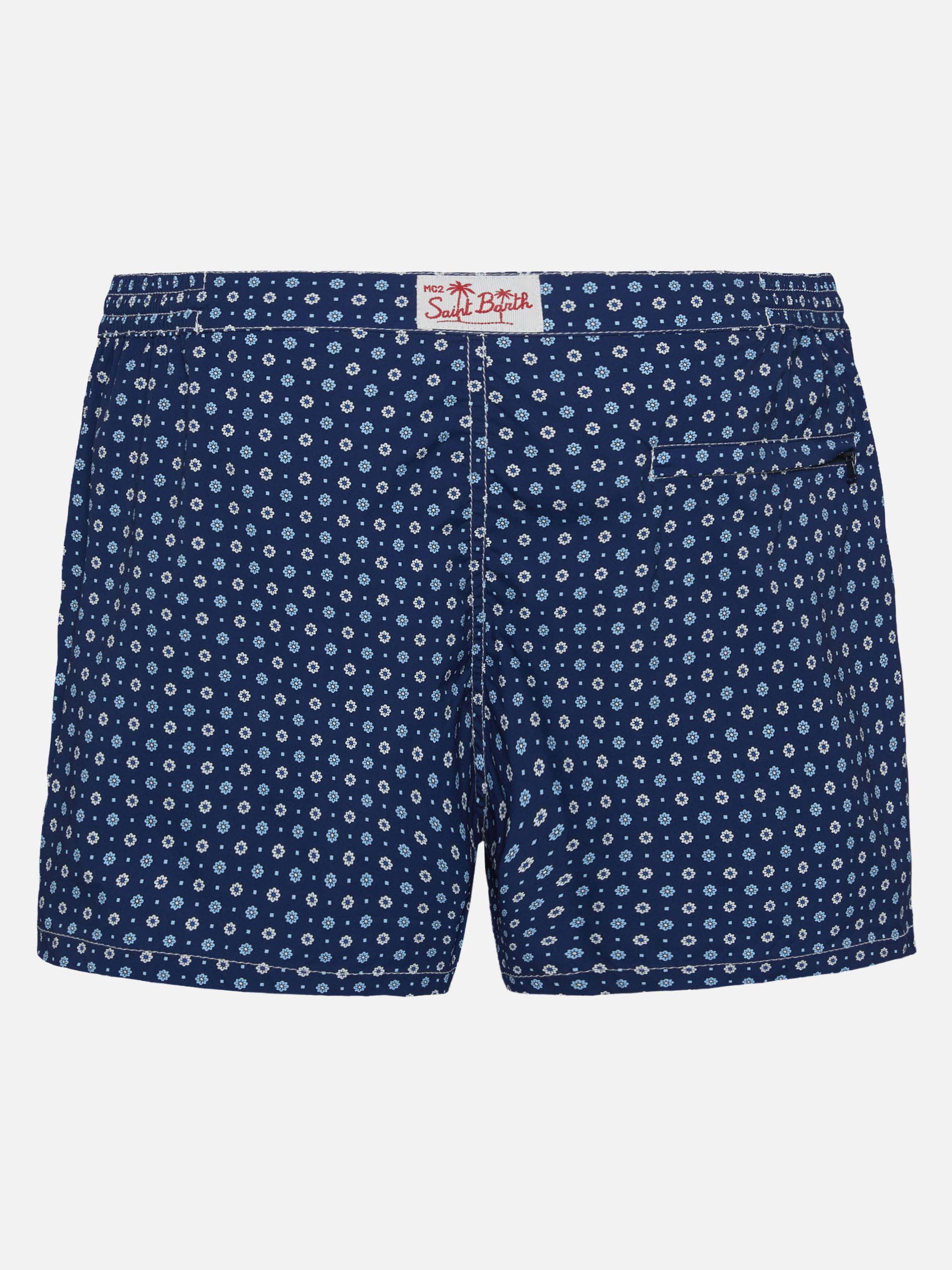 mc2-saint-barth-harrys-costume-mare-uomo-slim-stampa-cravatta-blu-navy image 2