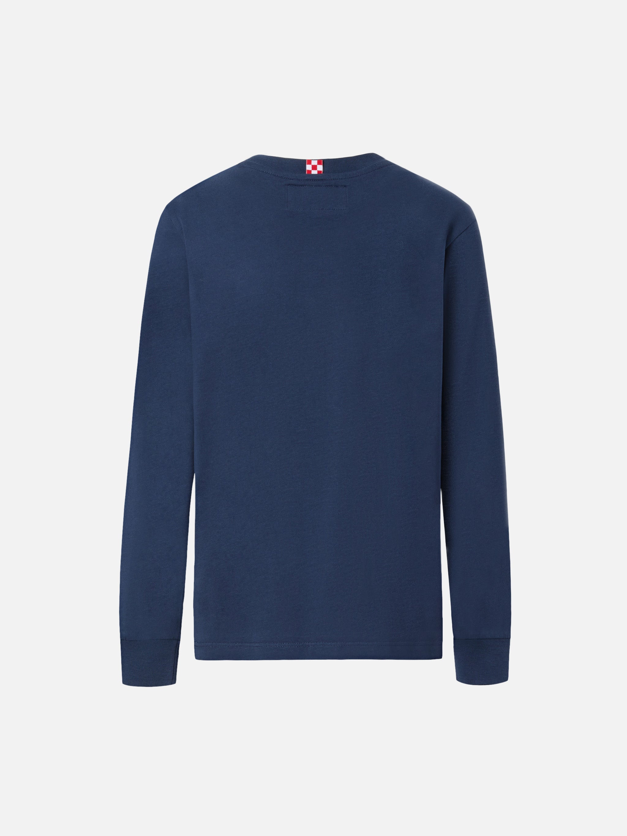 mc2-saint-barth-t-shirt-luton-jr-warm-bambino-blu-stampa-snoopy-special-edition image 2