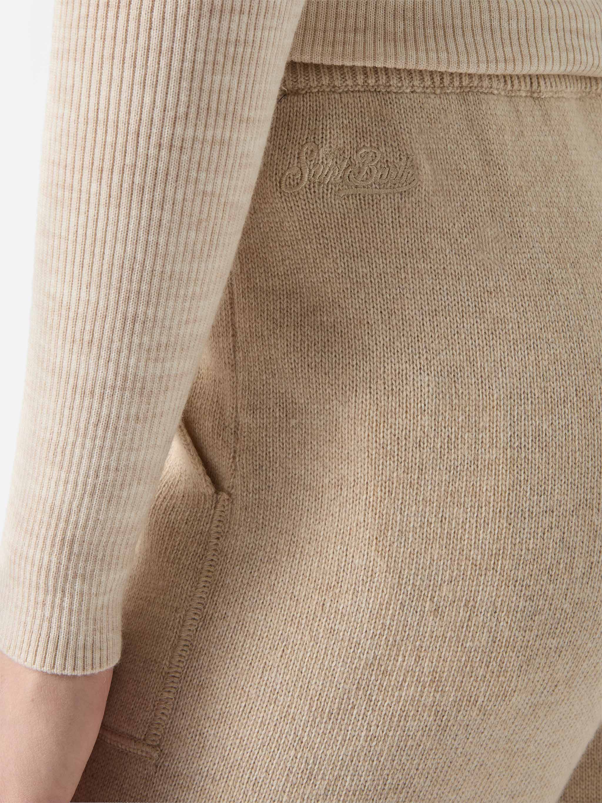 mc2-saint-barth-charlie-pantaloni-jogger-beige-in-misto-cashmere image 2